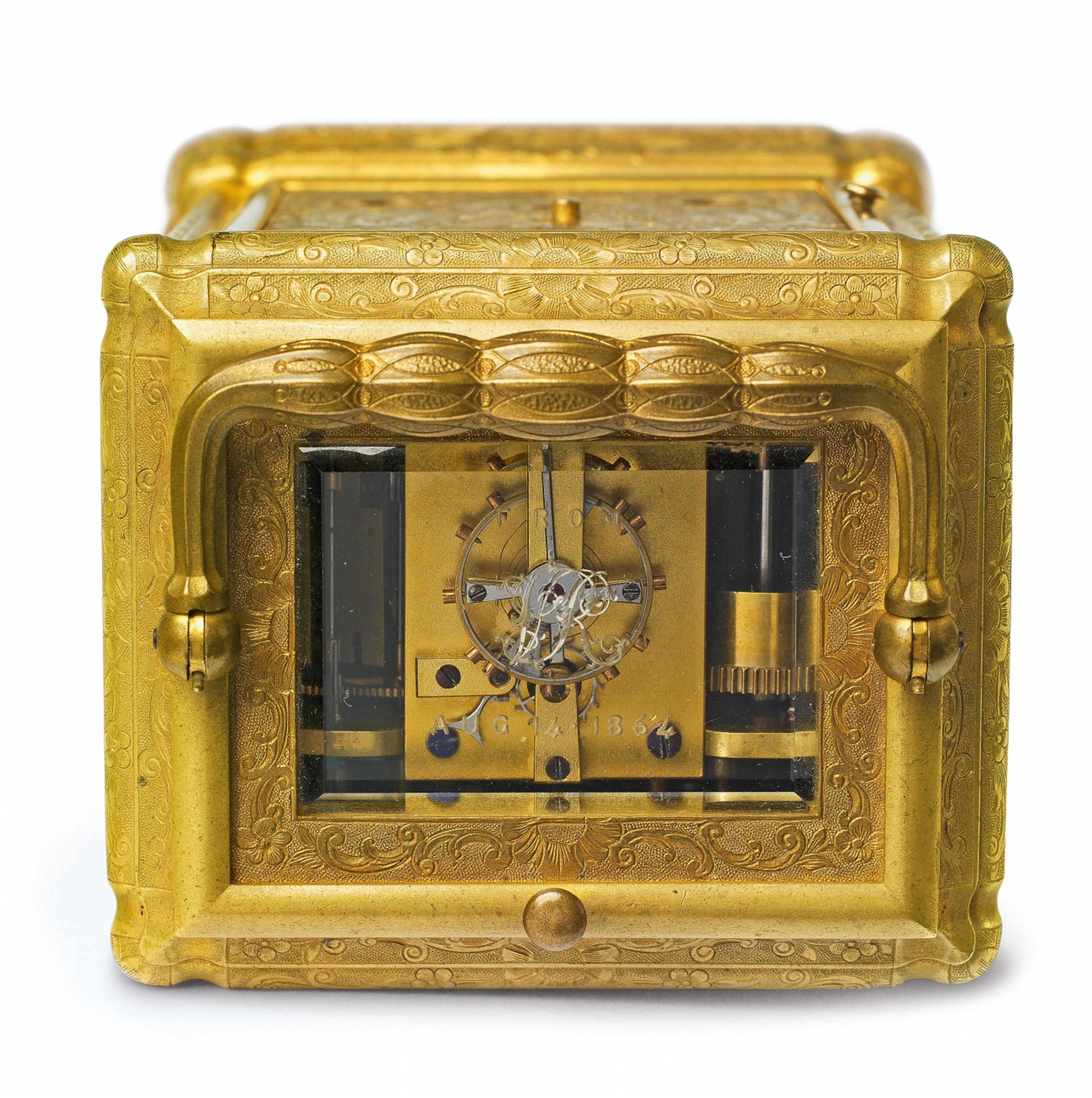 A British royal presentation carriage clock - image-3