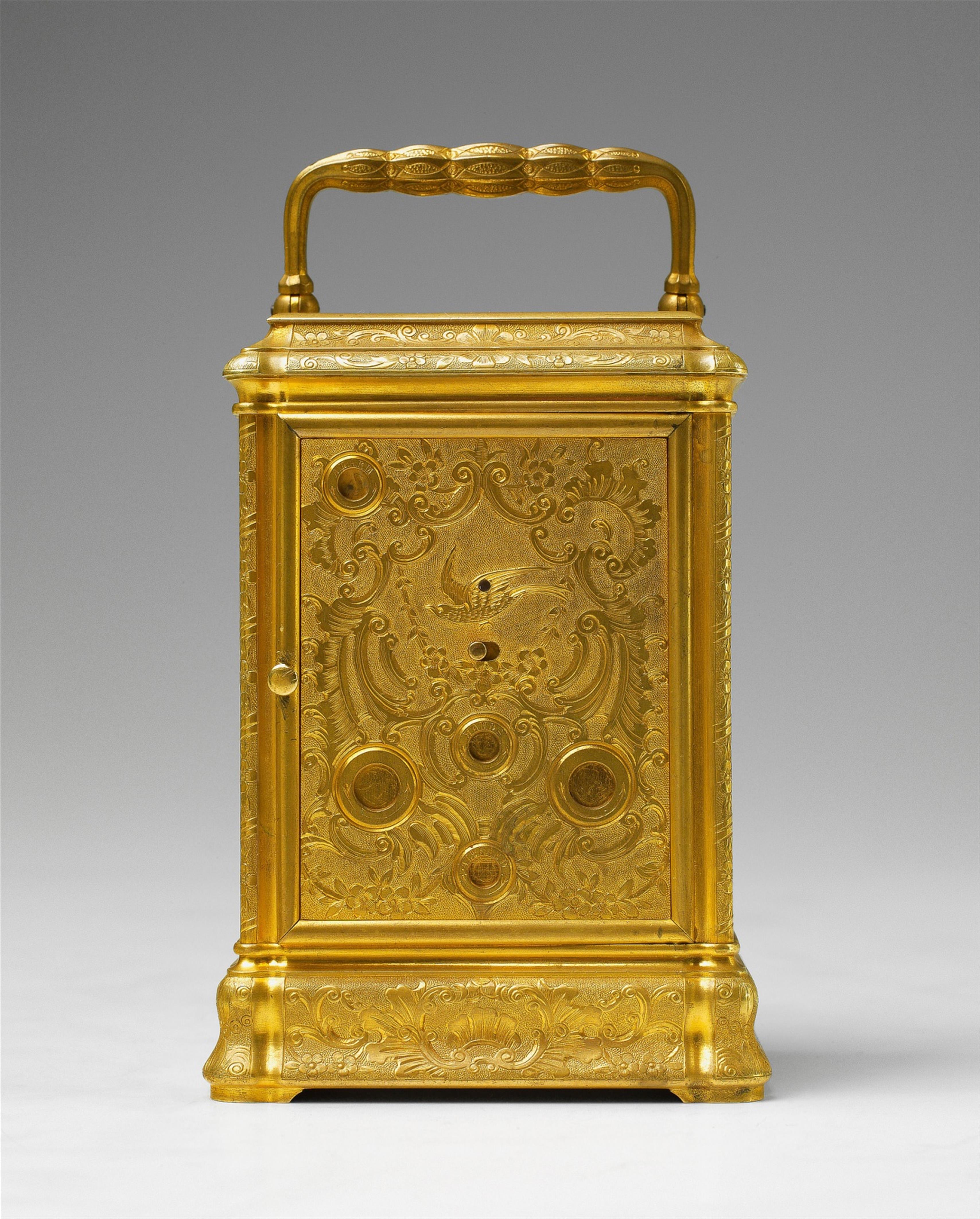 A British royal presentation carriage clock - image-4