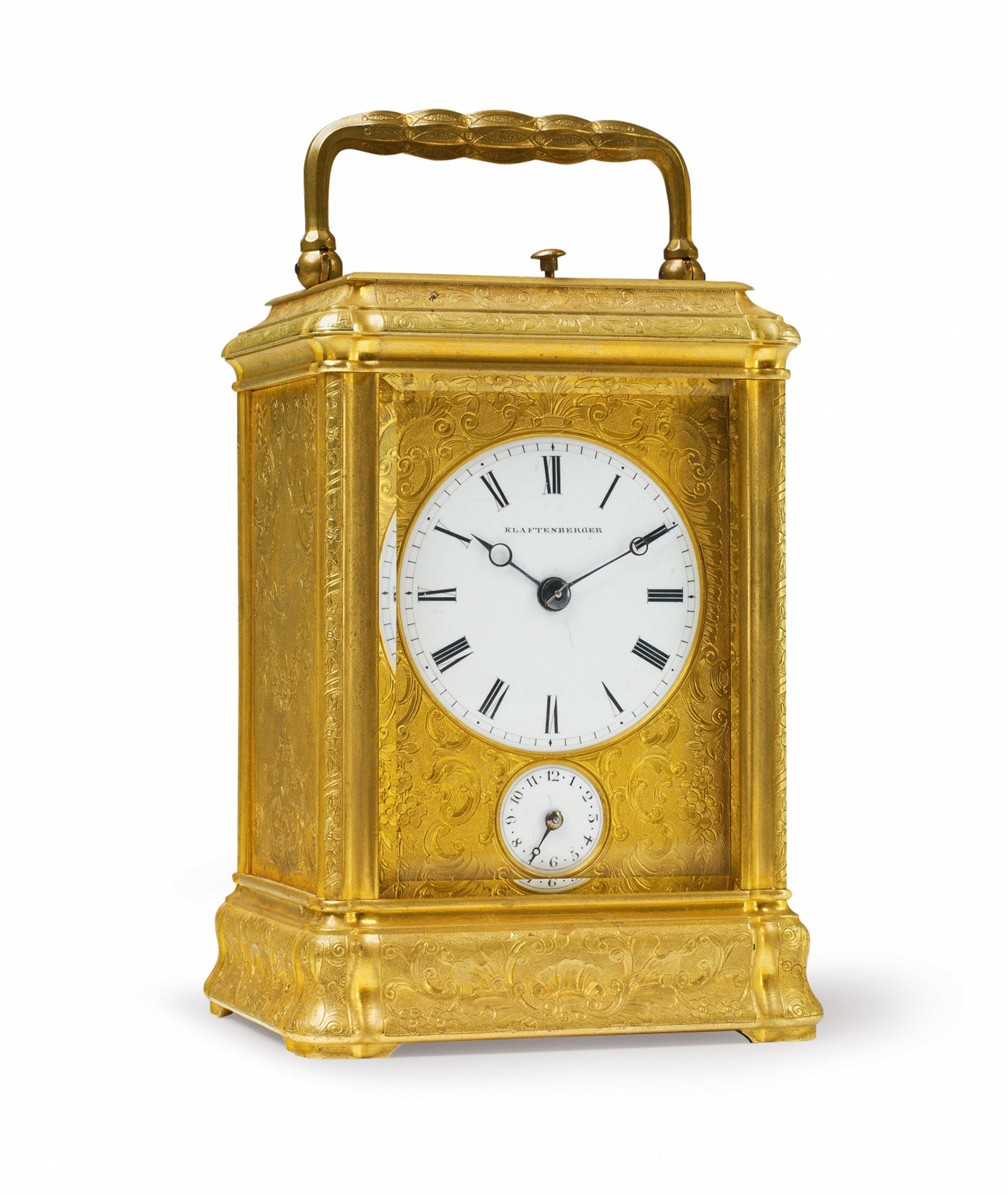 A British royal presentation carriage clock - image-1