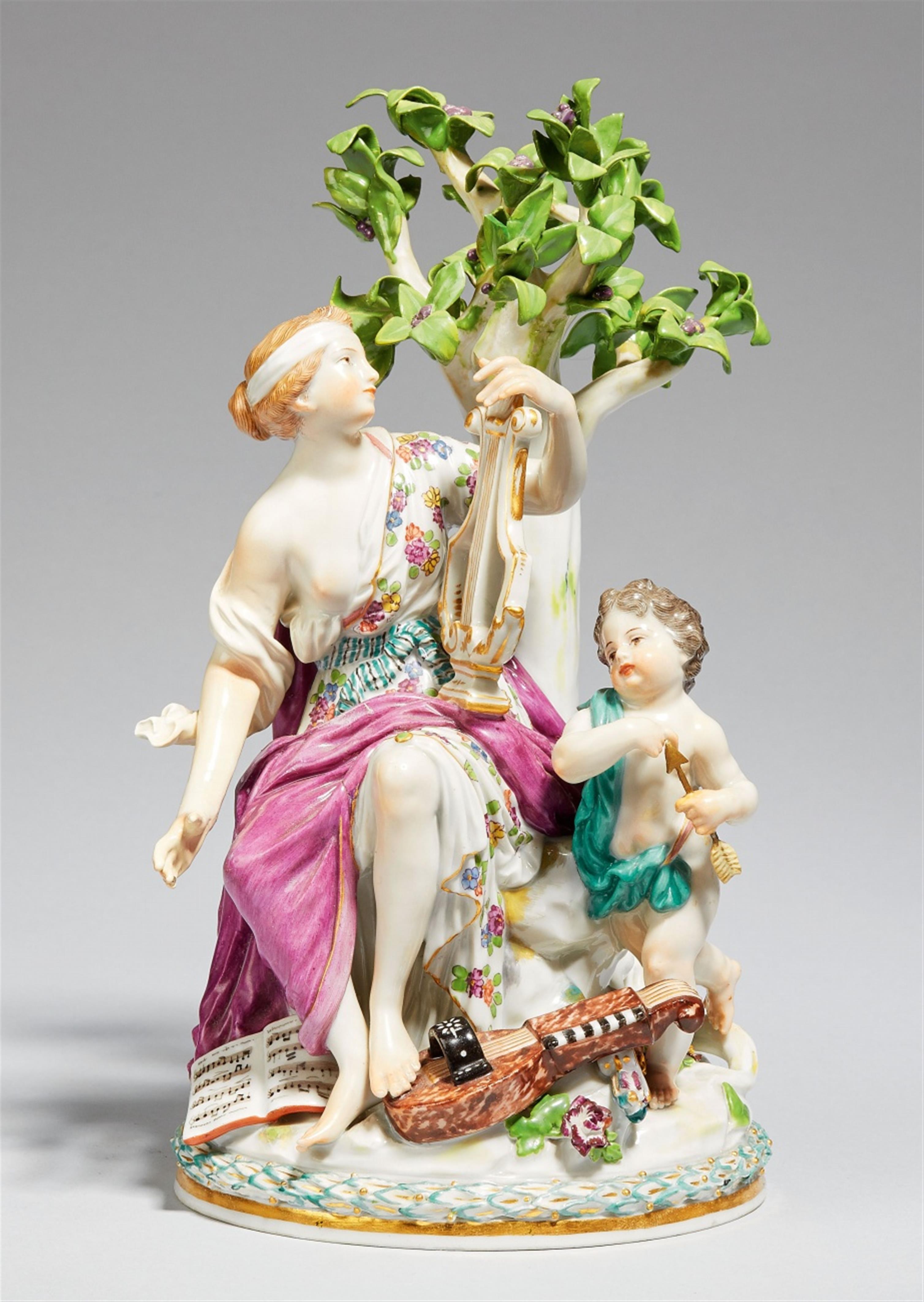 A Meissen porcelain model of the muse Erato - image-1