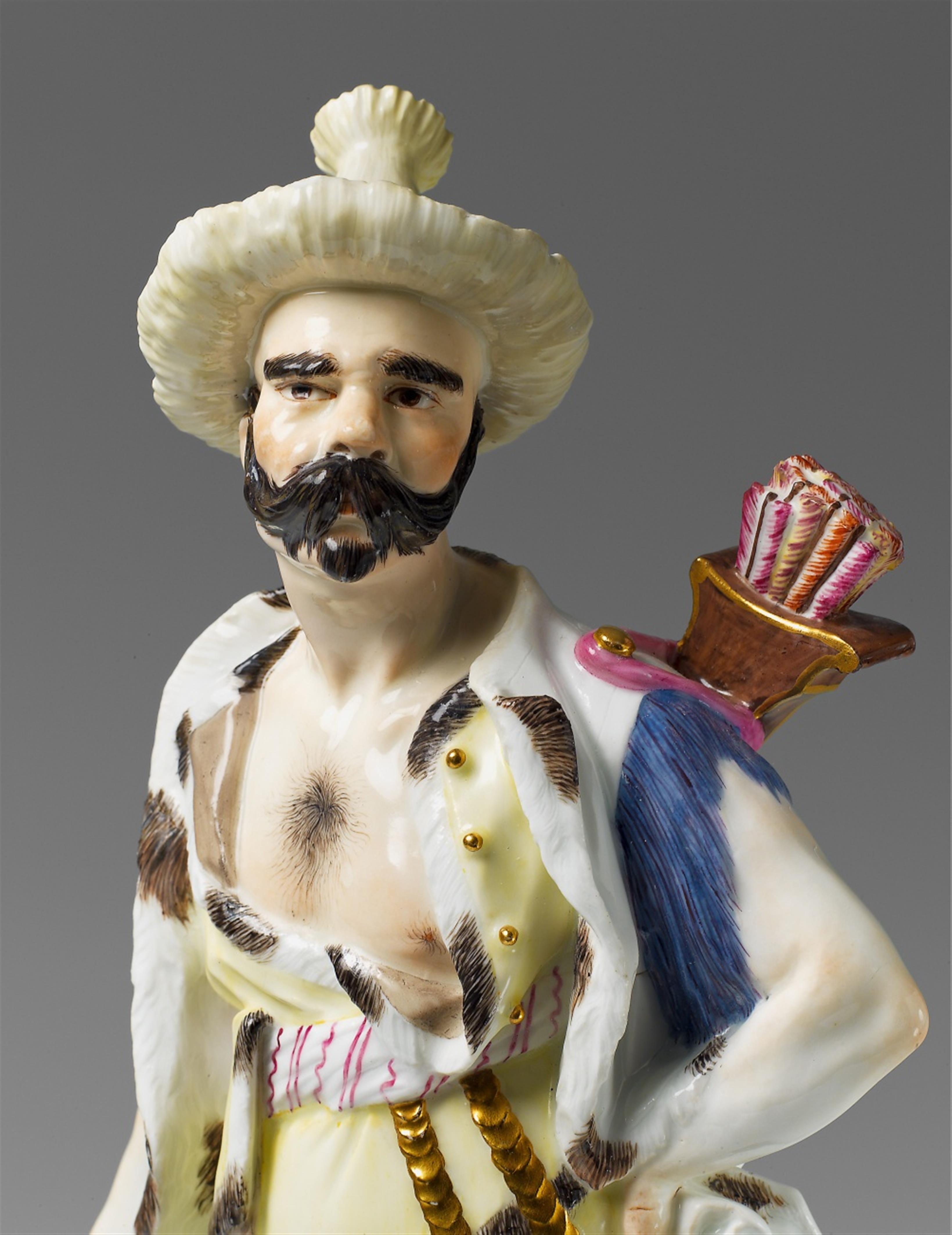 A finely painted Meissen porcelain Malabar figure - image-2