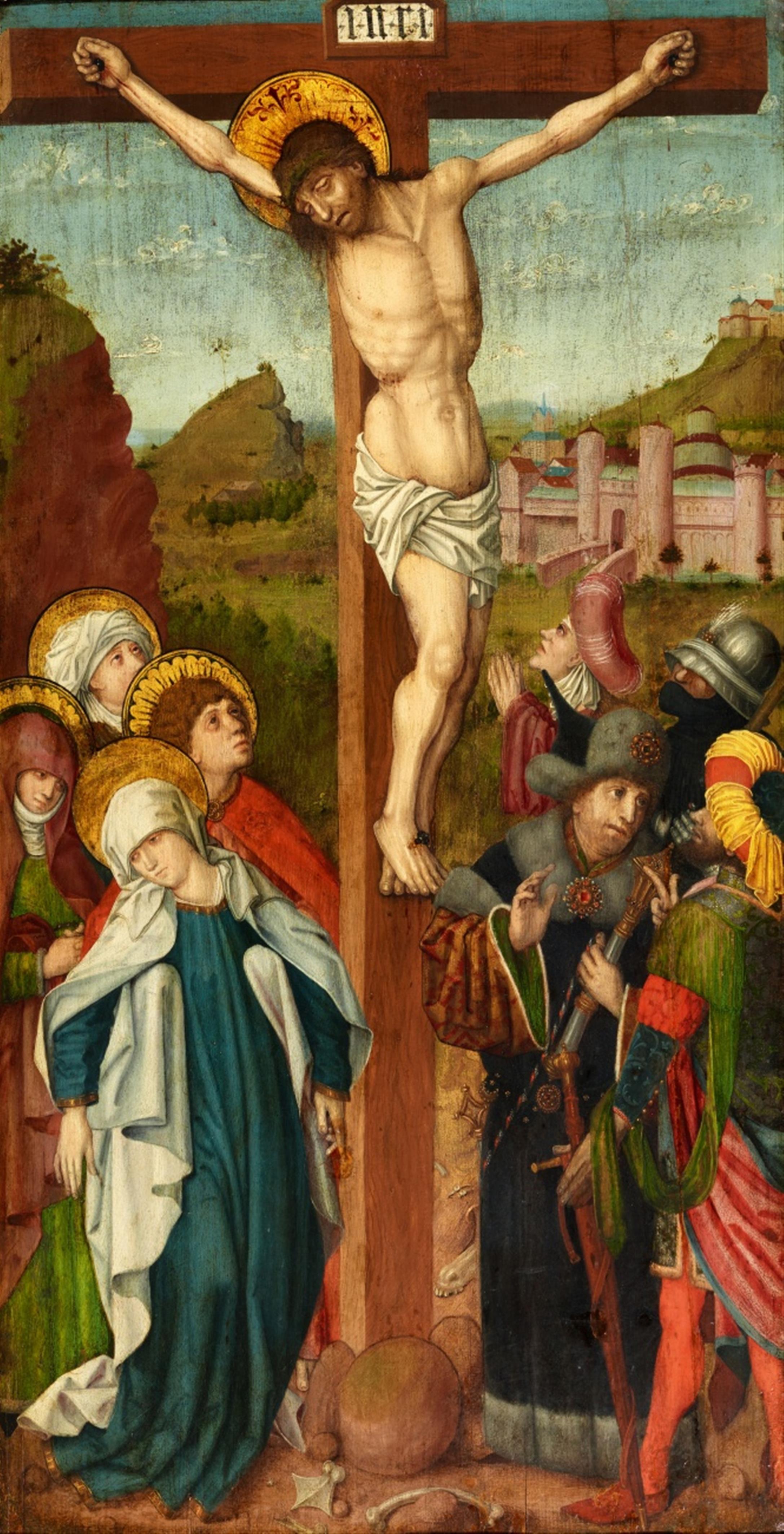 Lower Rhine-Region circa 1500 - The Crucifixion and the Annunciation - image-1