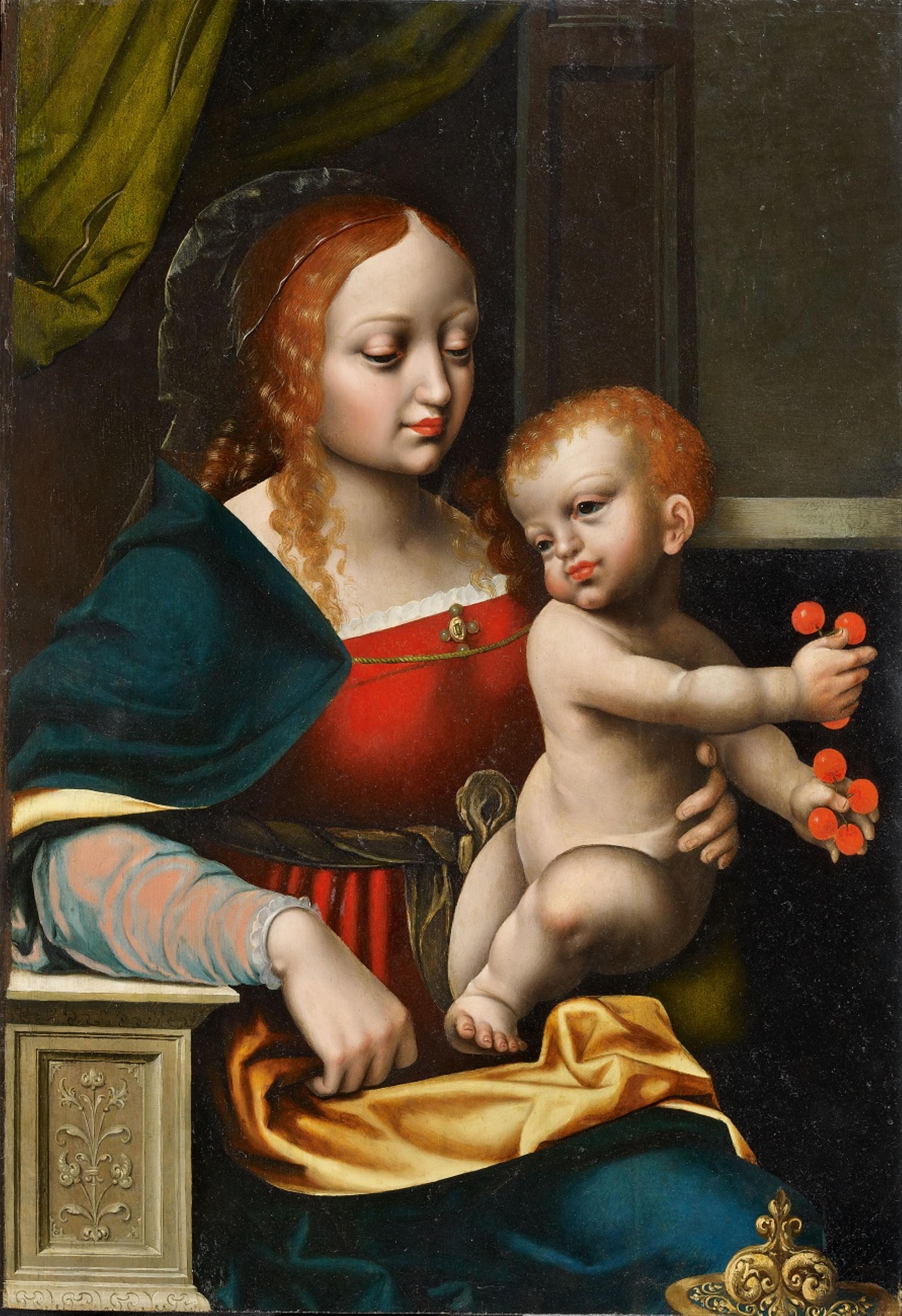 Antwerp School circa 1560 - The Virgin with Child - image-1