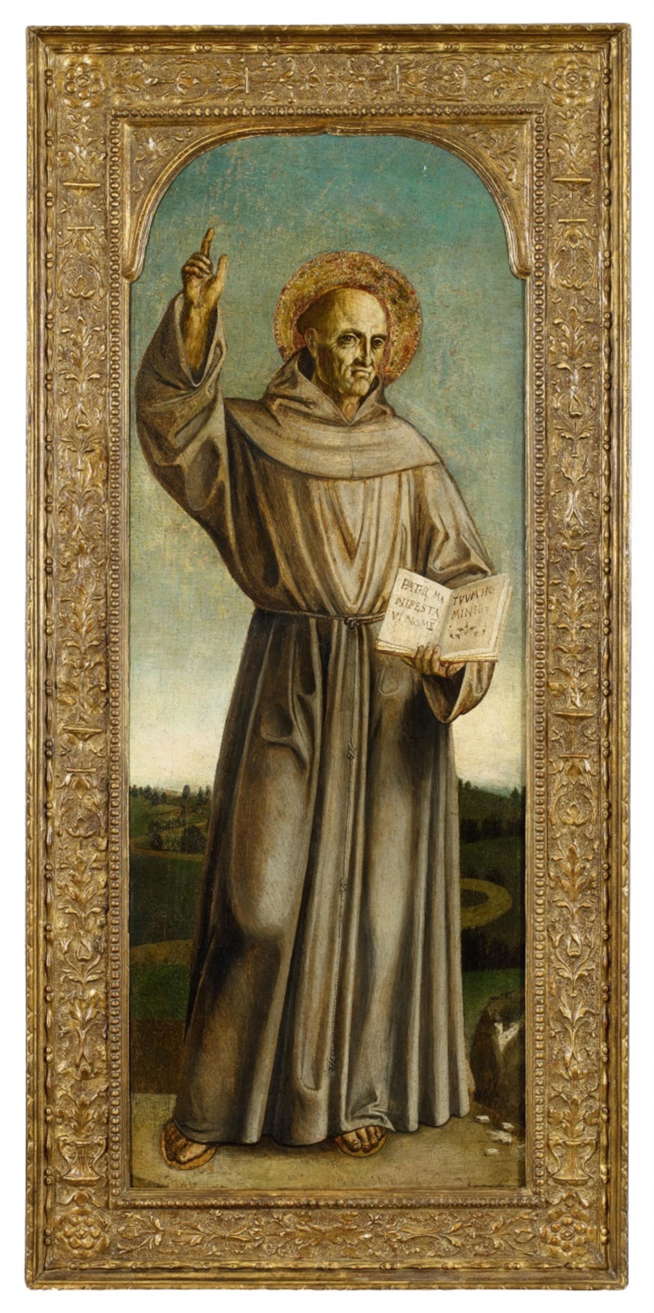 Lombardischer Meister des 16. Jahrhunderts - Heiliger Bernhardin von Siena - image-1