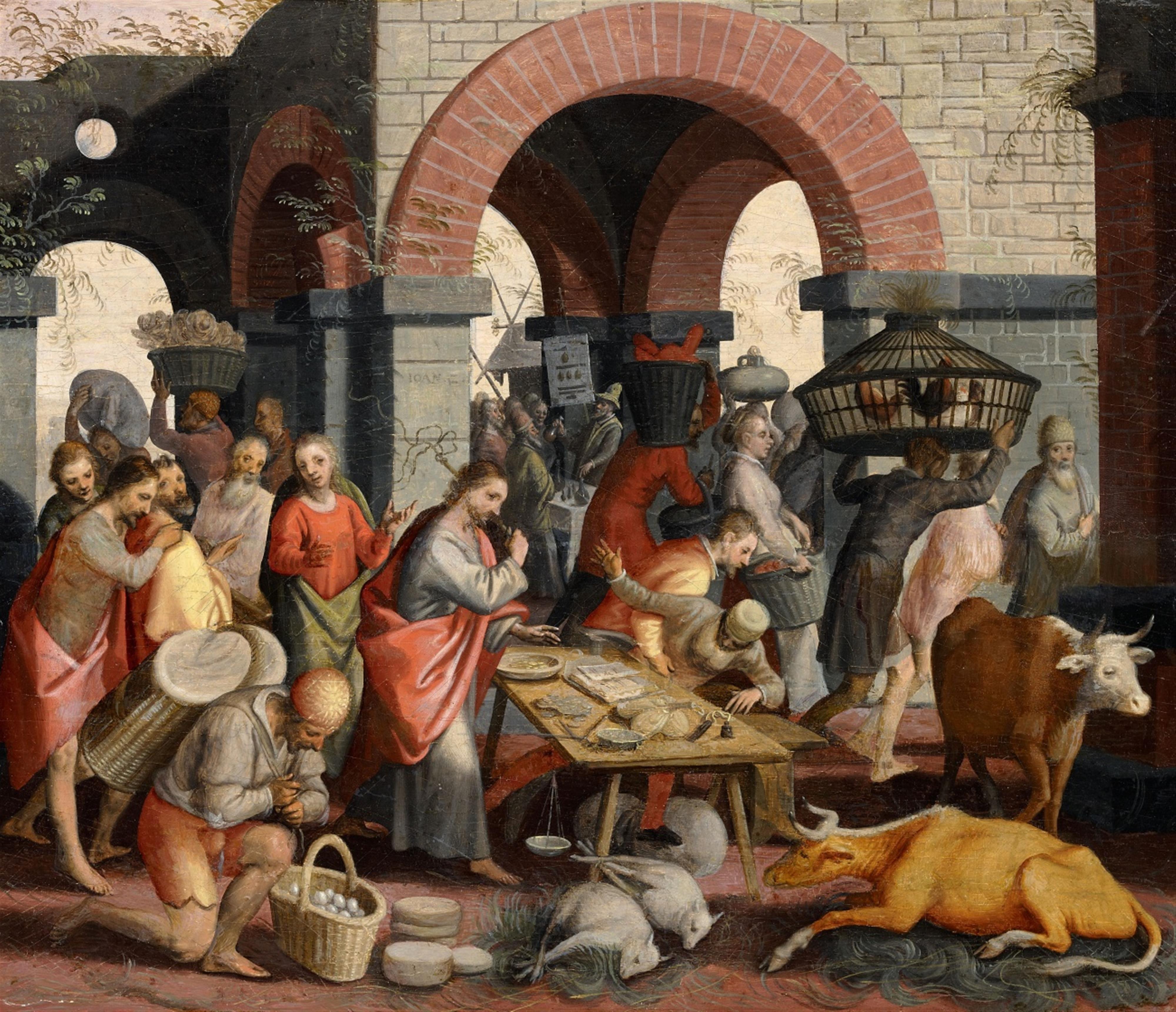 Pieter Aertsen - Christ Driving the Merchants from the Temple - image-1