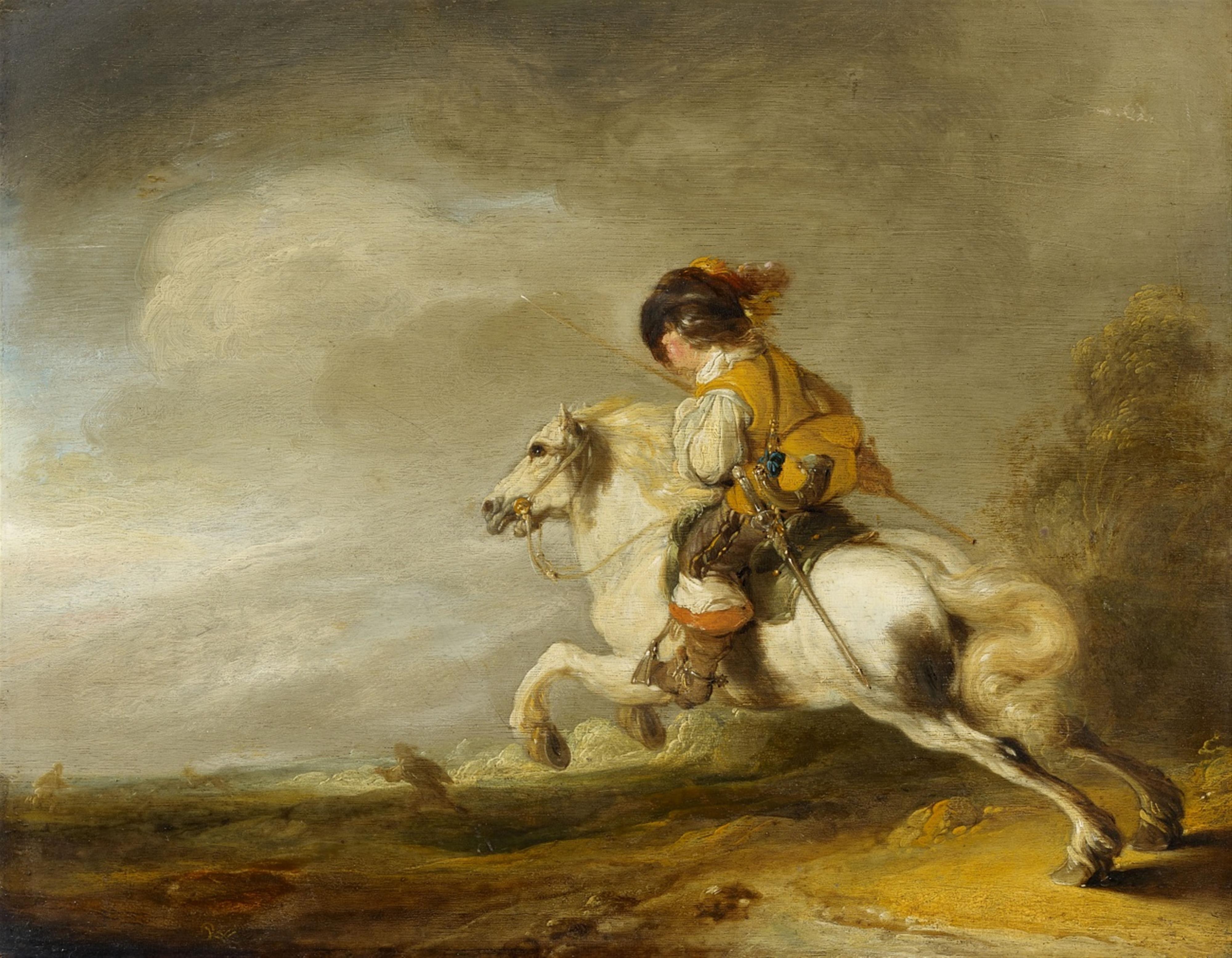 Pieter Wouwerman - Rider in a Landscape - image-1