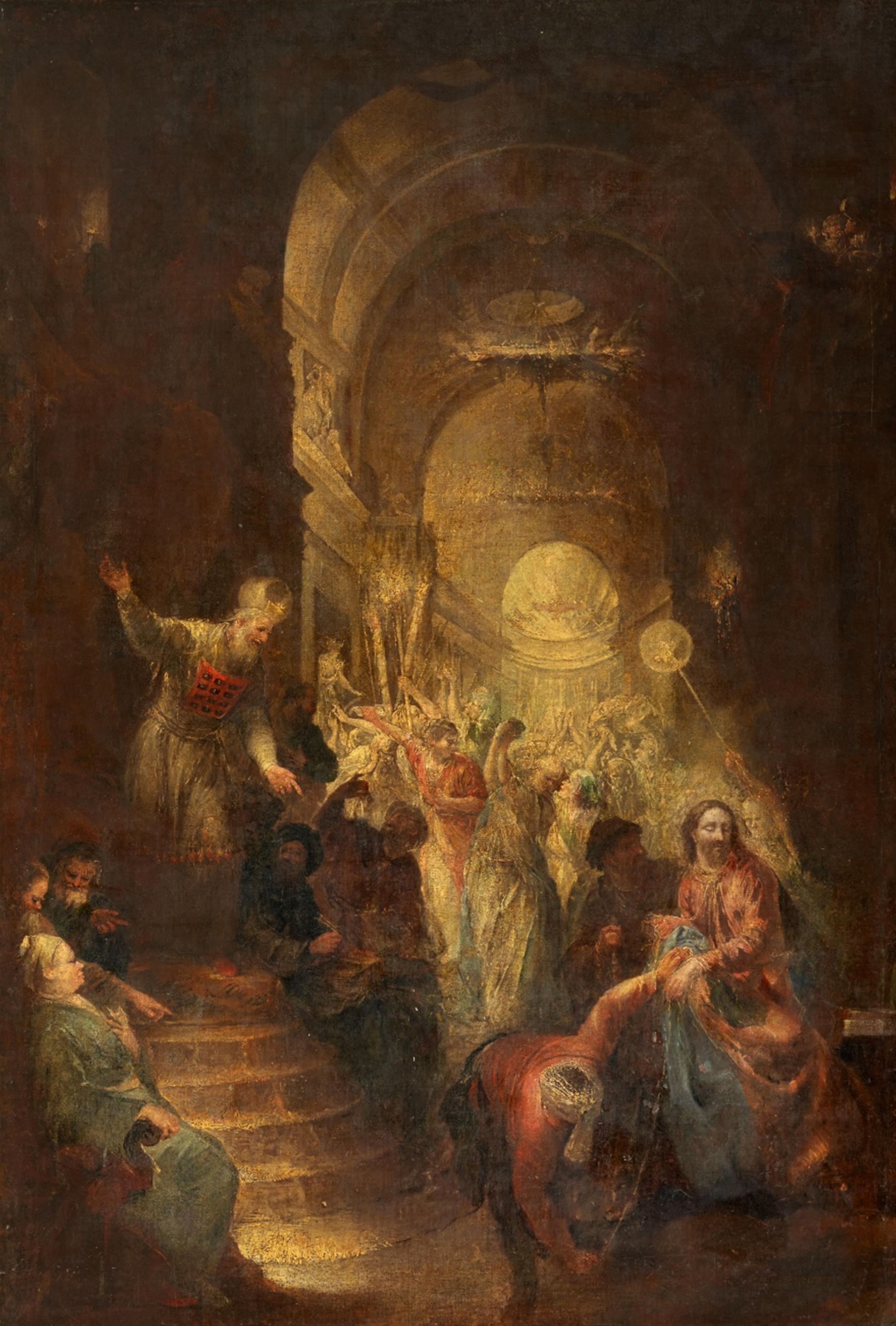 Andrea Celesti - Christ before Caiaphas - image-1