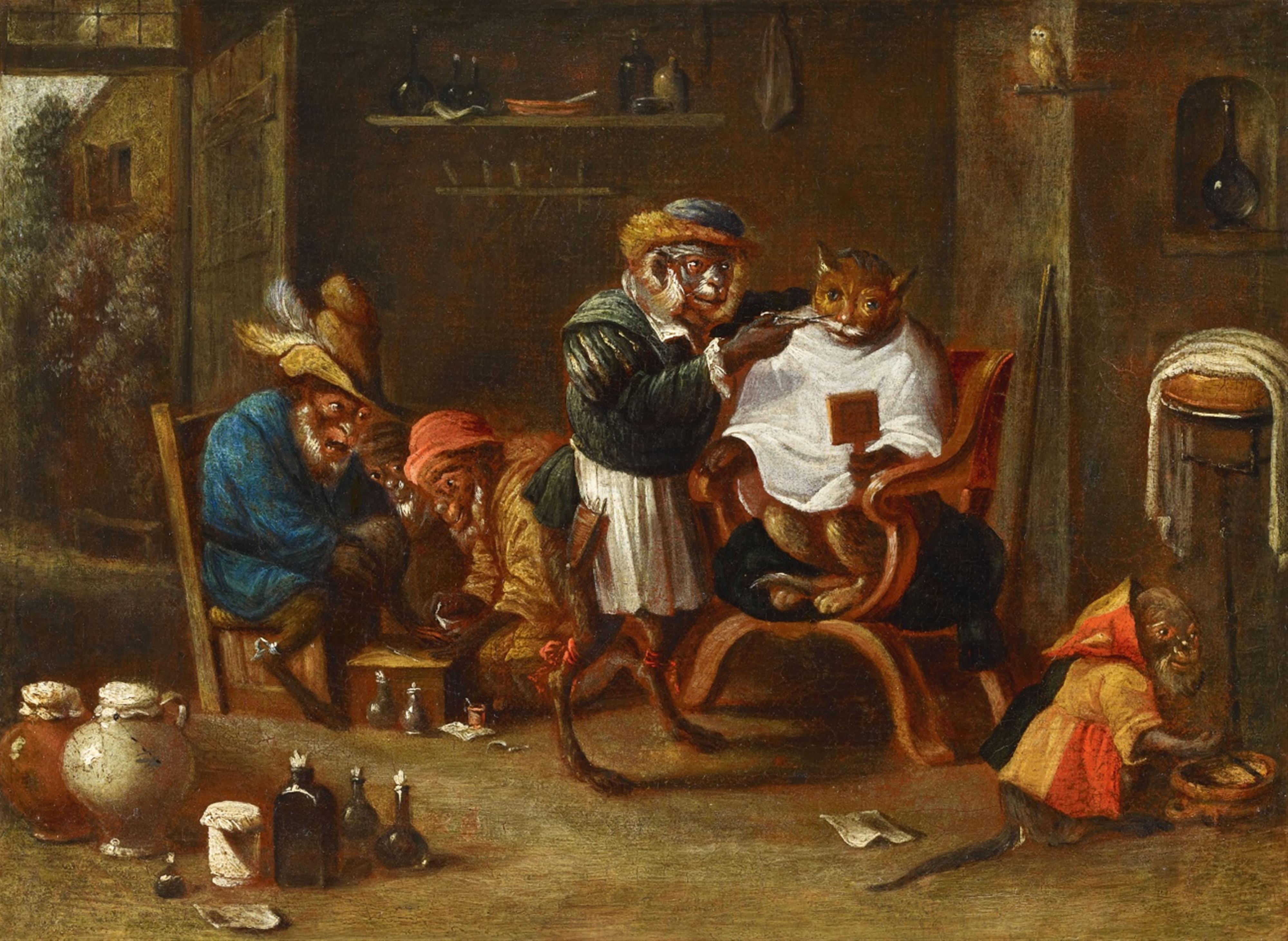 Ferdinand van Kessel - The Monkey Barber - image-1
