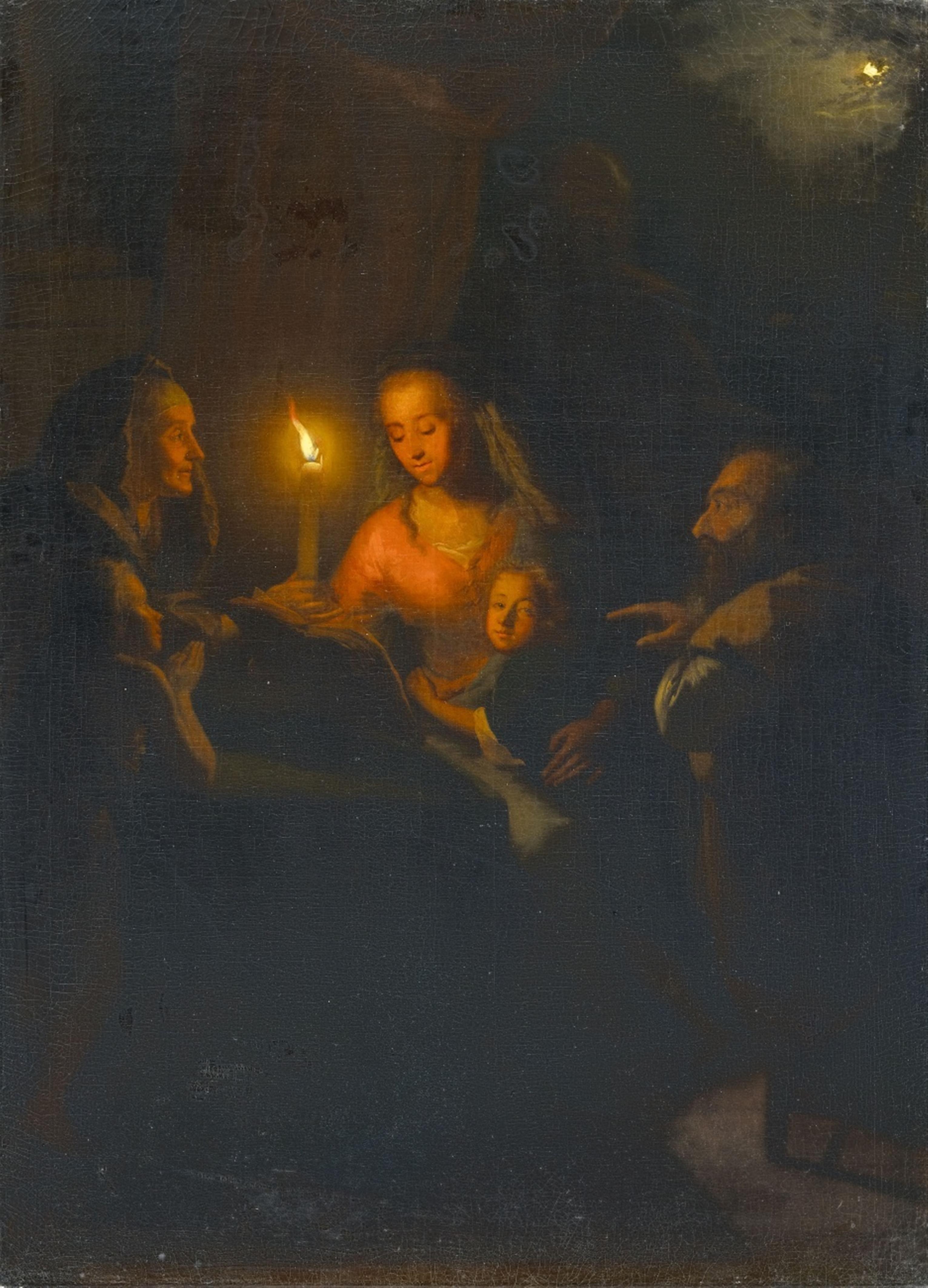 Godefridus Schalcken - The Holy Family - image-1