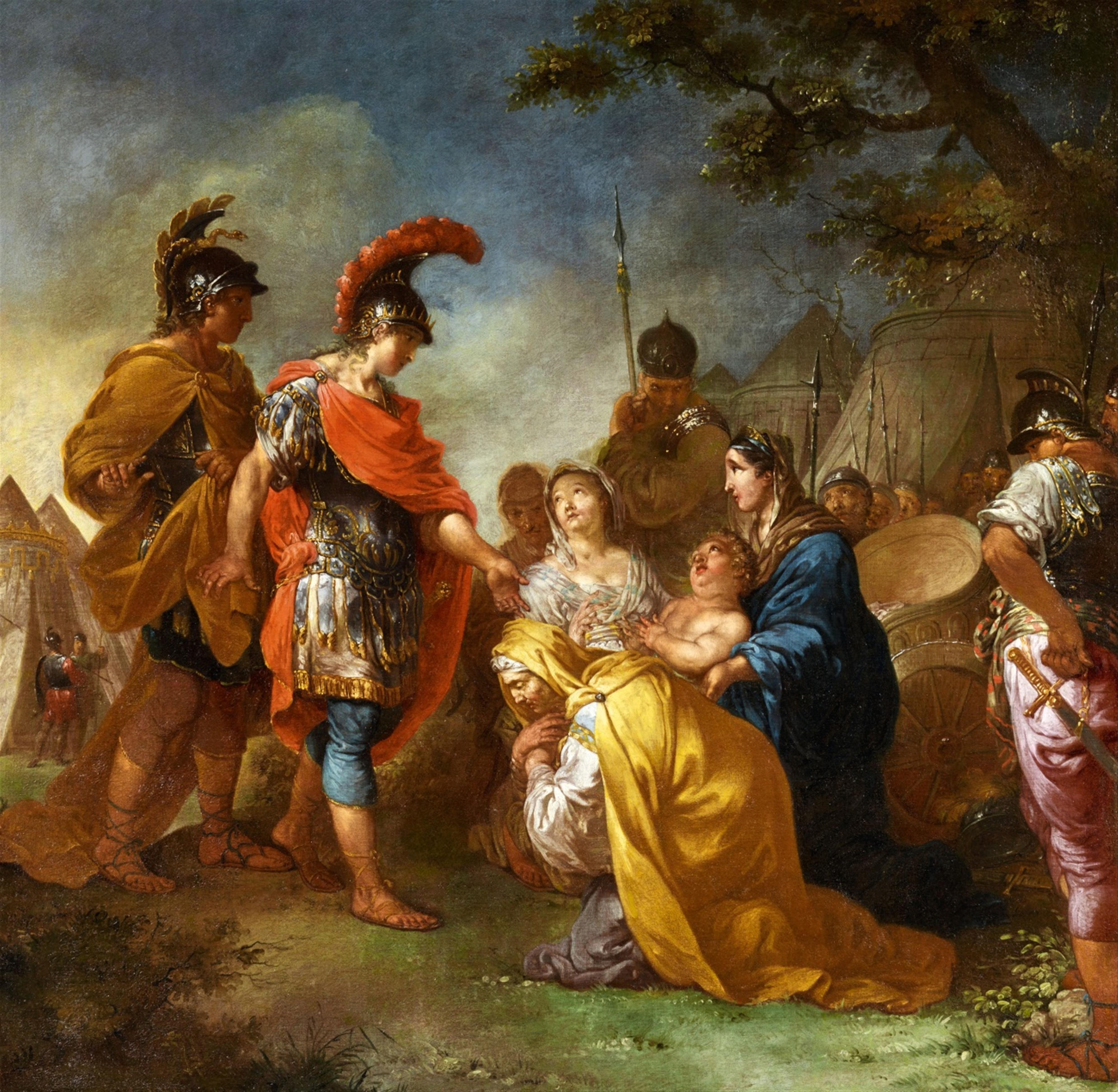 Januarius Zick - Alexander der Große und die Familie des Darius Die Enthaltsamkeit des Scipio - image-1