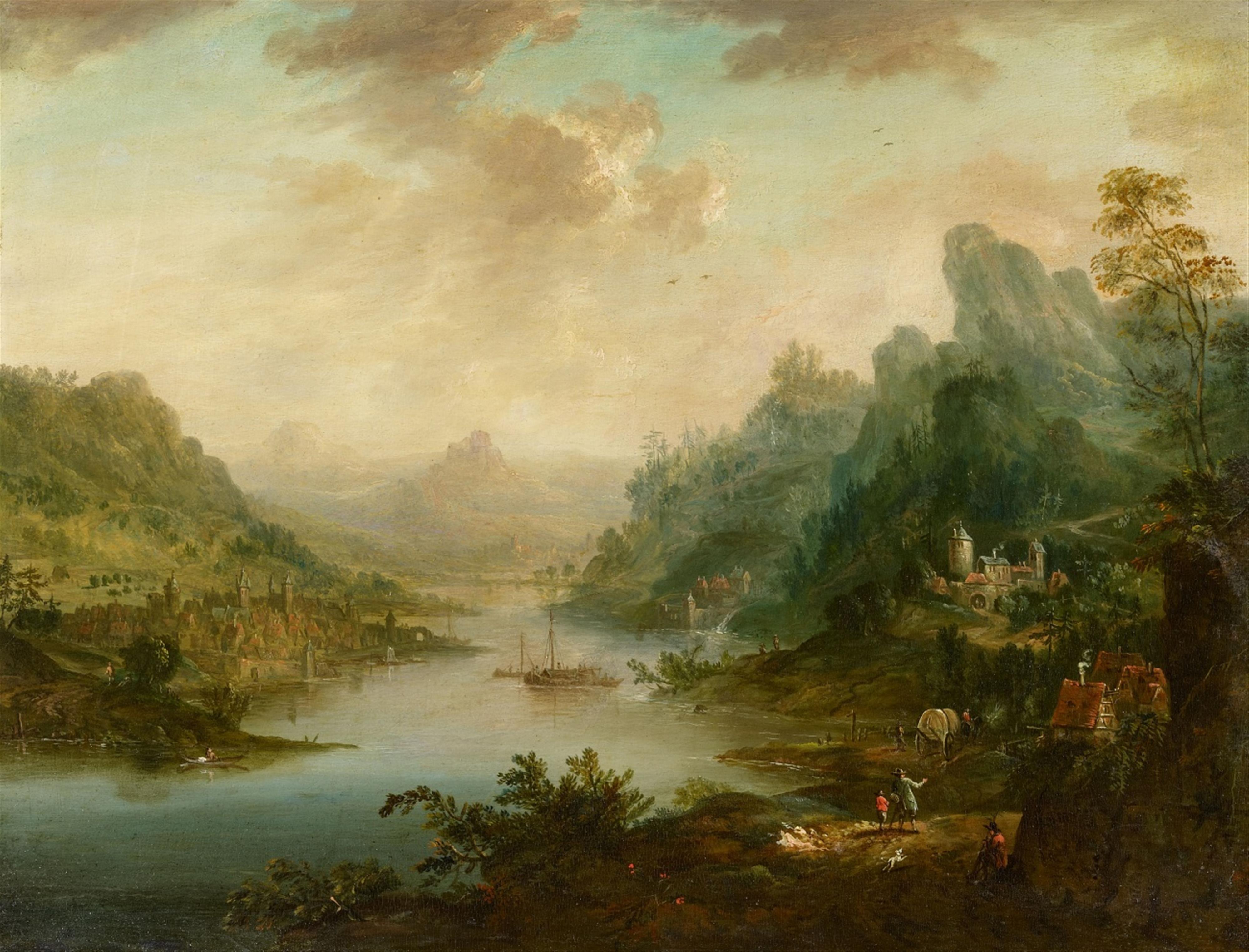 Franz Schütz - Panoramic River Landscape - image-1