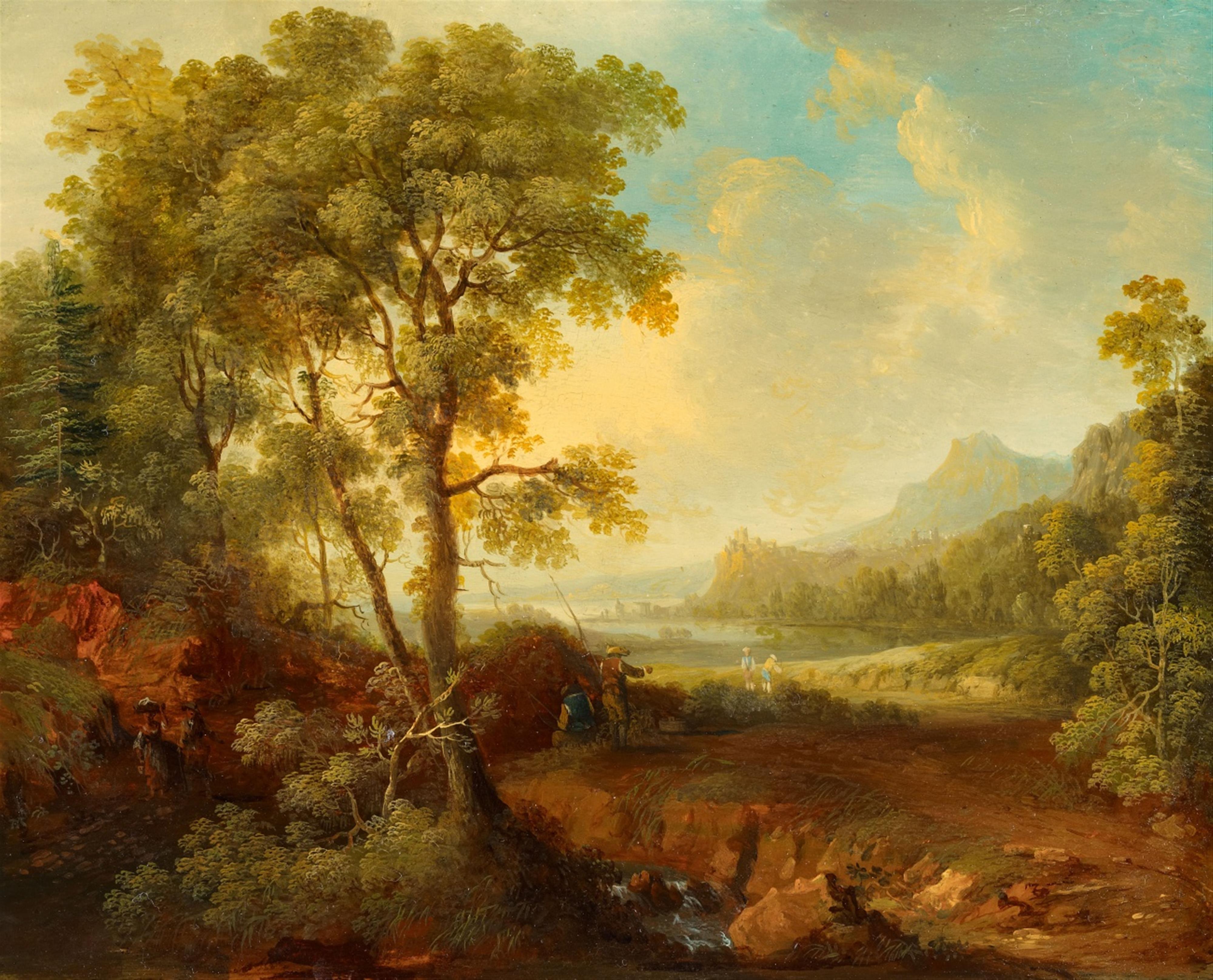 Leonhard Trippel - A Panoramic River Landscape - image-1