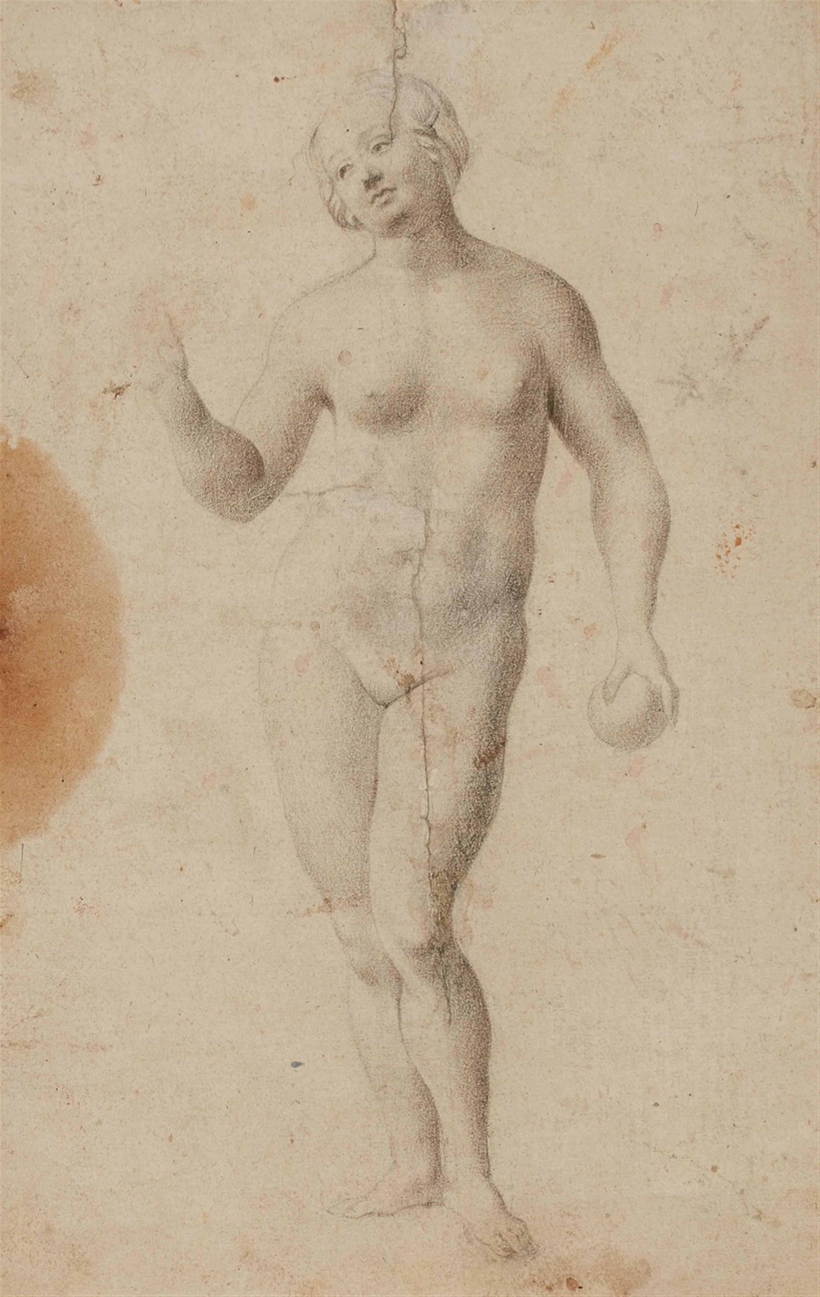Francesco di Cristofano Franciabigio, zugeschrieben - Stehende Venus mit Apfel - image-1