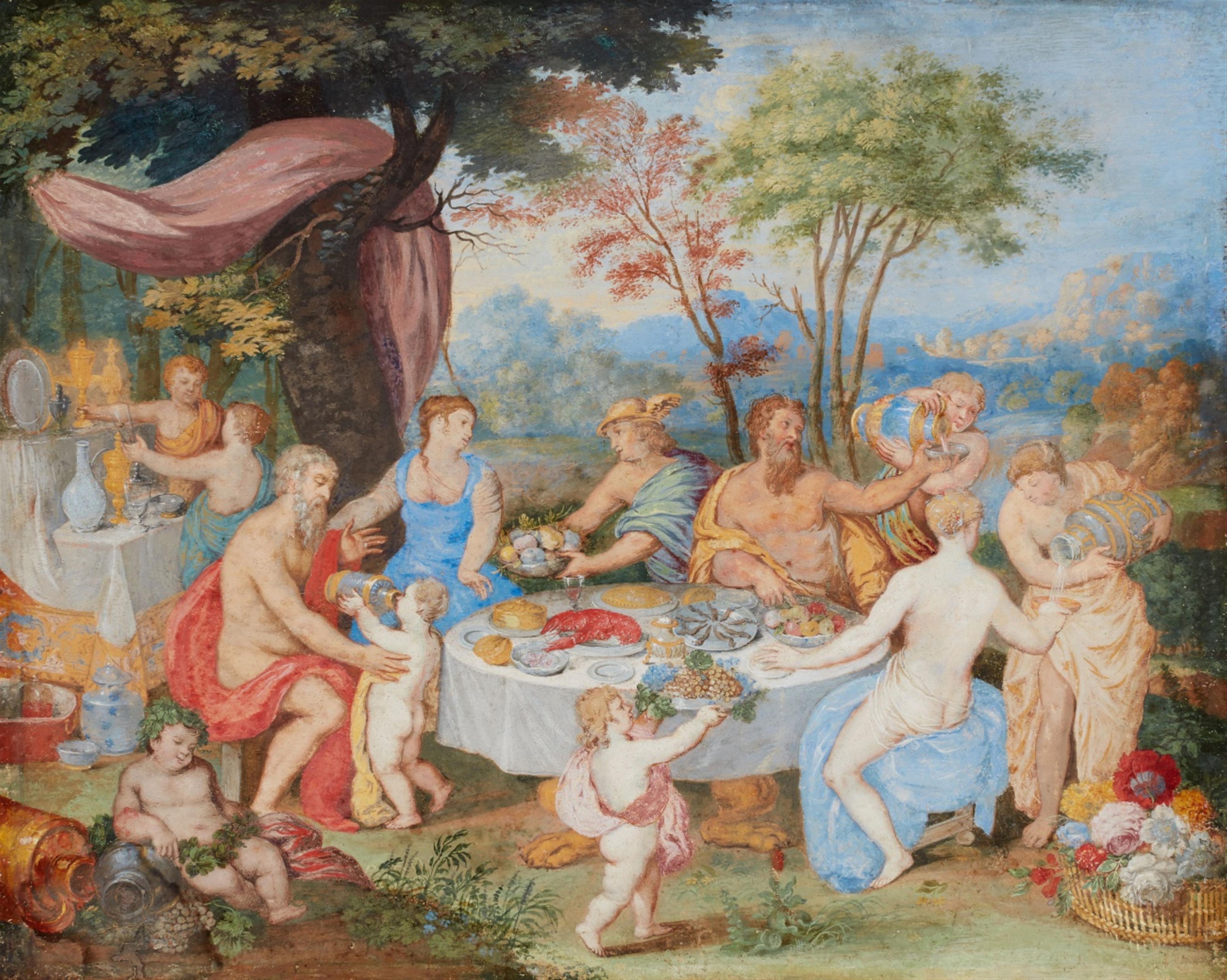 Flemish School of the 17th century - Feast of the Gods - image-1