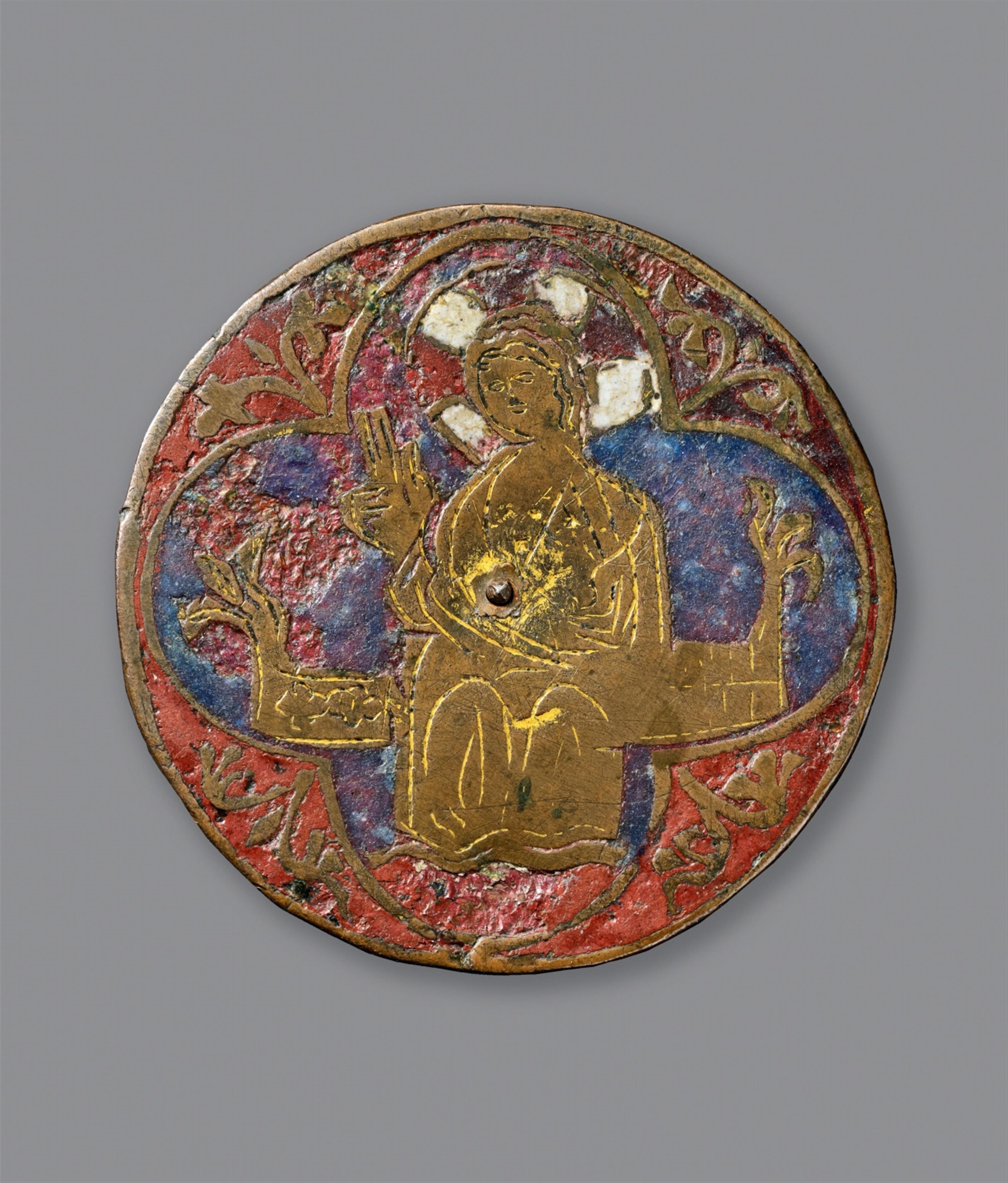 Limoges 13. Jahrhundert - Segnender Christus - image-1