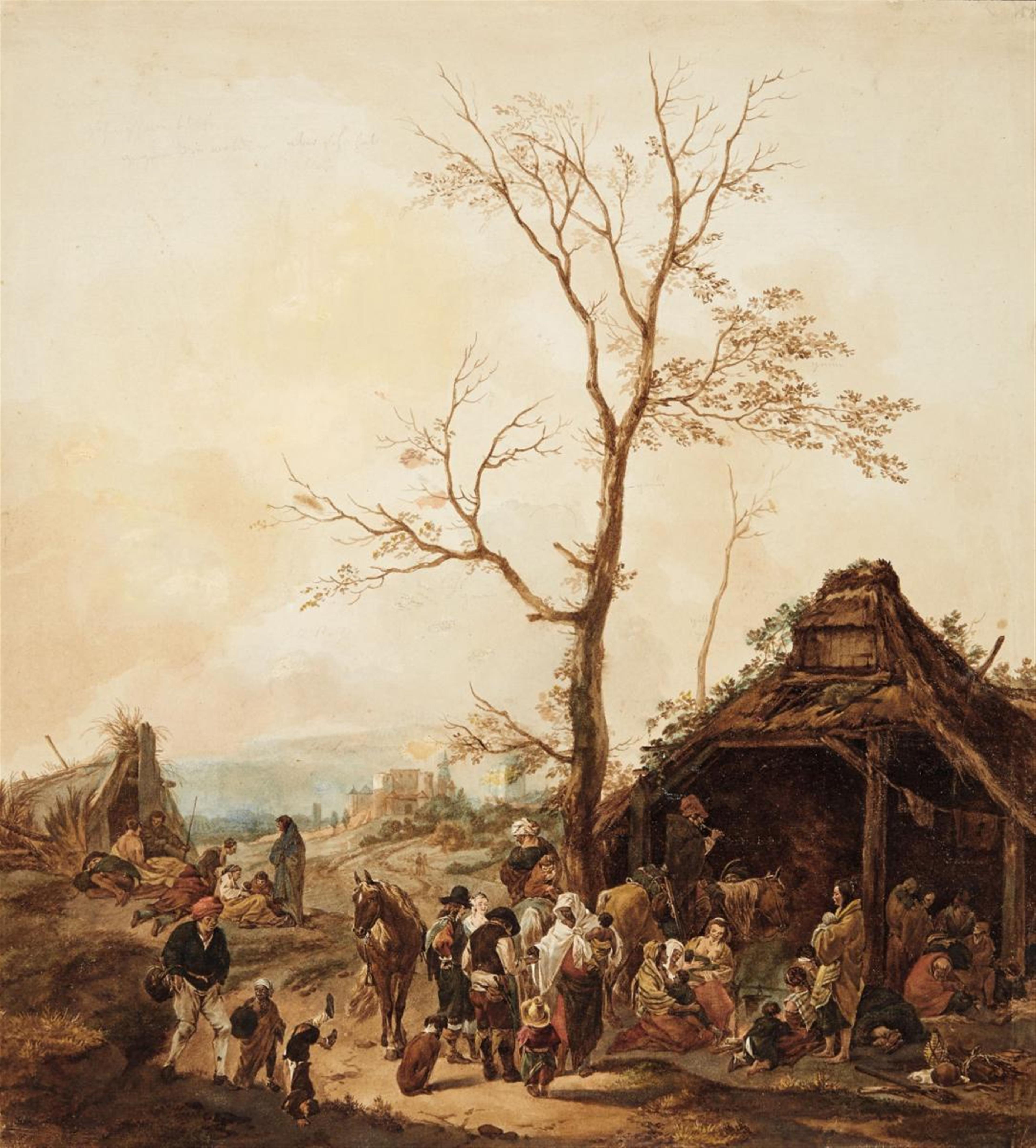 Wilhelm Alexander von Kobell - A Beggar by a Town - image-1
