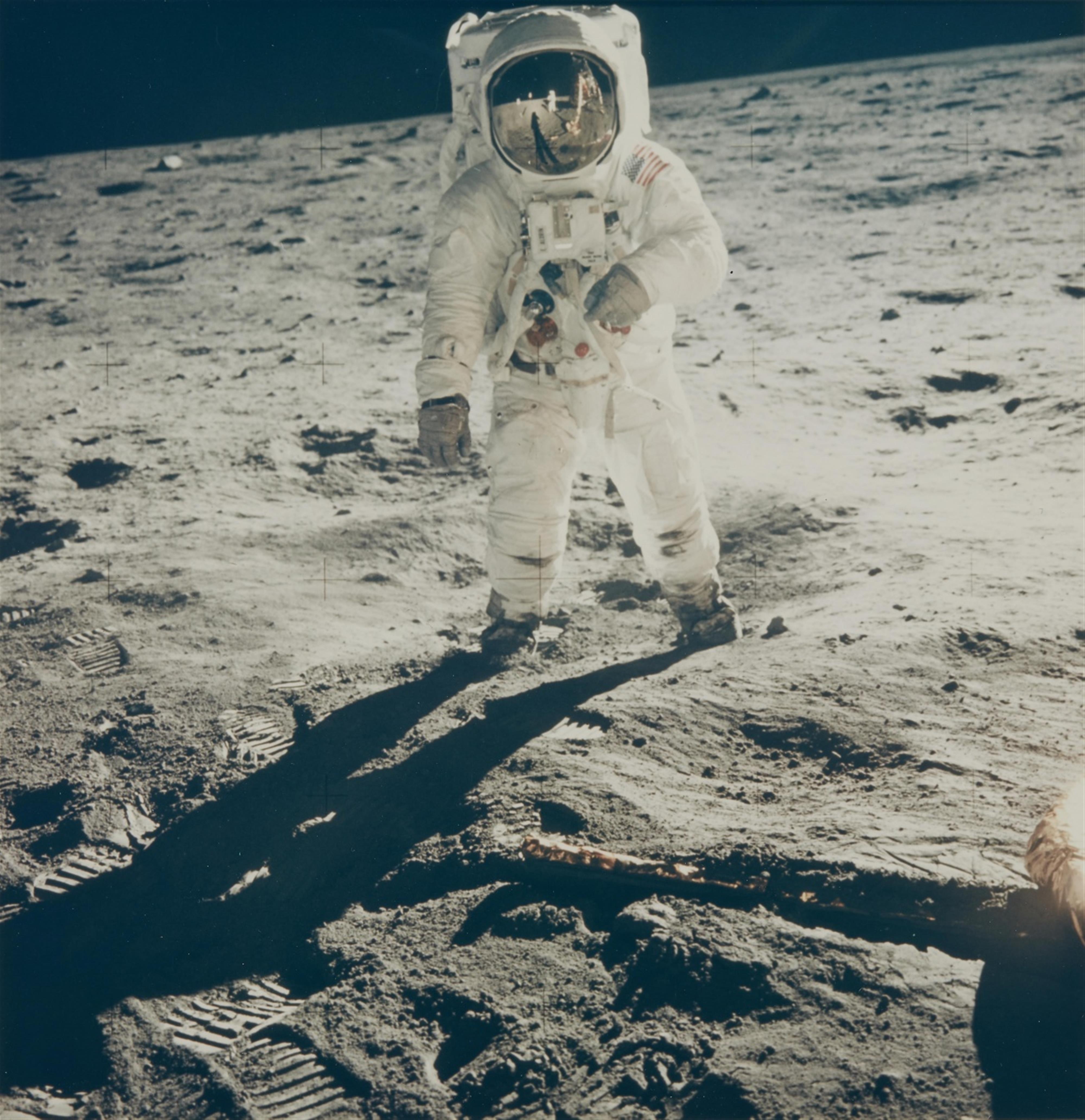 NASA - Astronaut Edwin E. Aldrin Jr. walks on the surface of the Moon, Apollo 11 - image-1