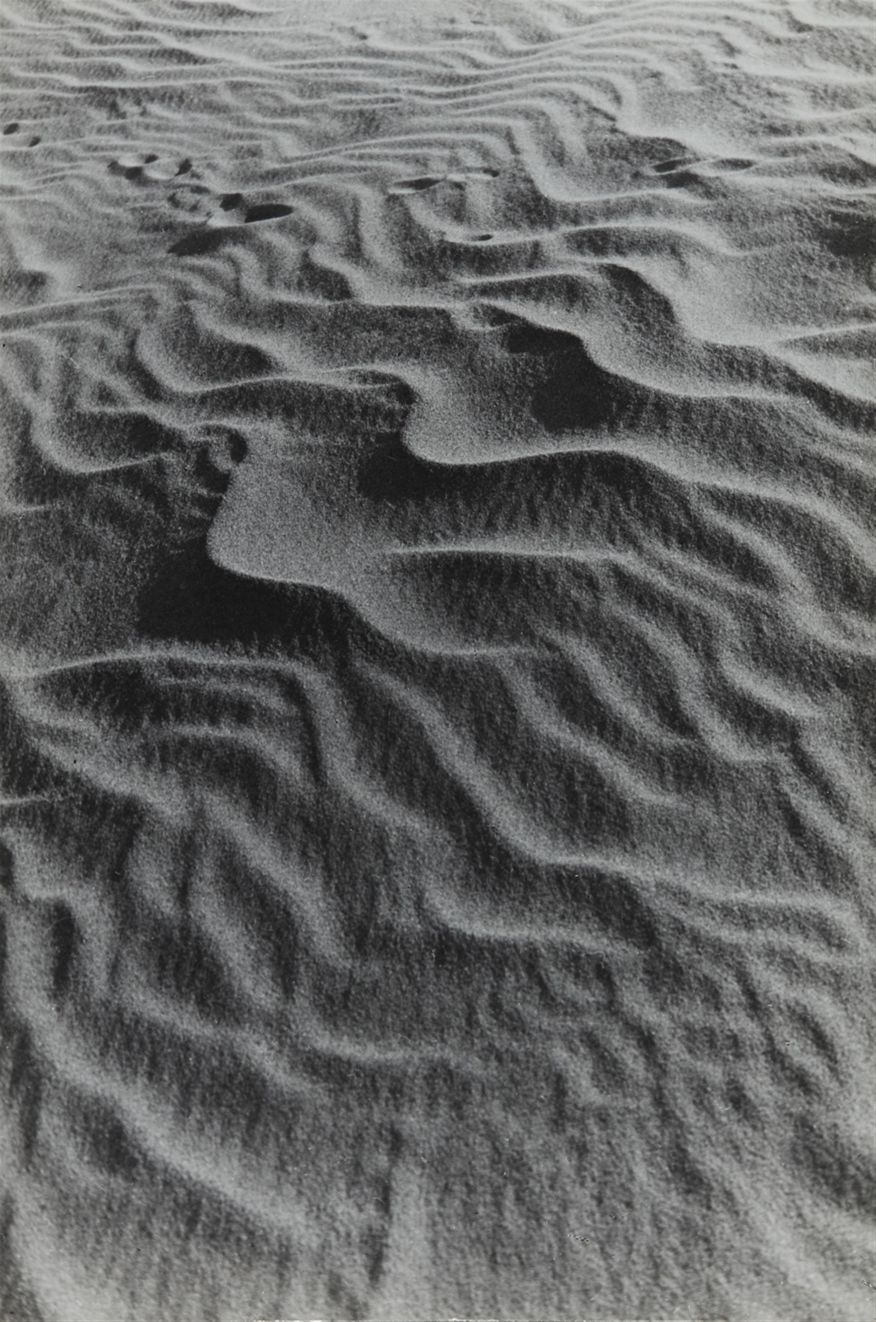 Alfred Ehrhardt - Wind formt feine Wellen in den Sand (from the series: Kurische Nehrung) - image-1