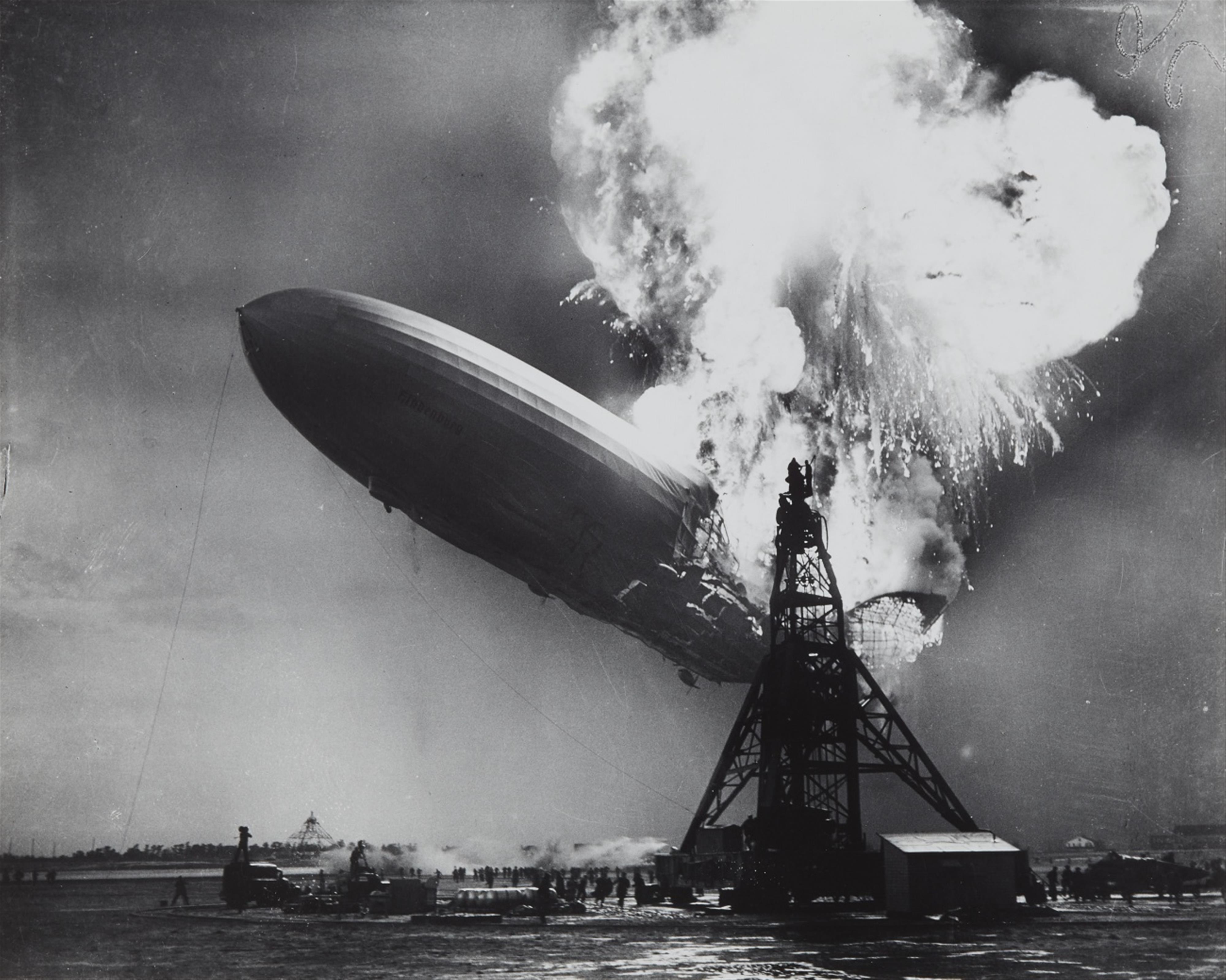 Sam Shere - Explosion of the Hindenburg, Lakehurst, New Jersey, May 6, 1937 - image-1
