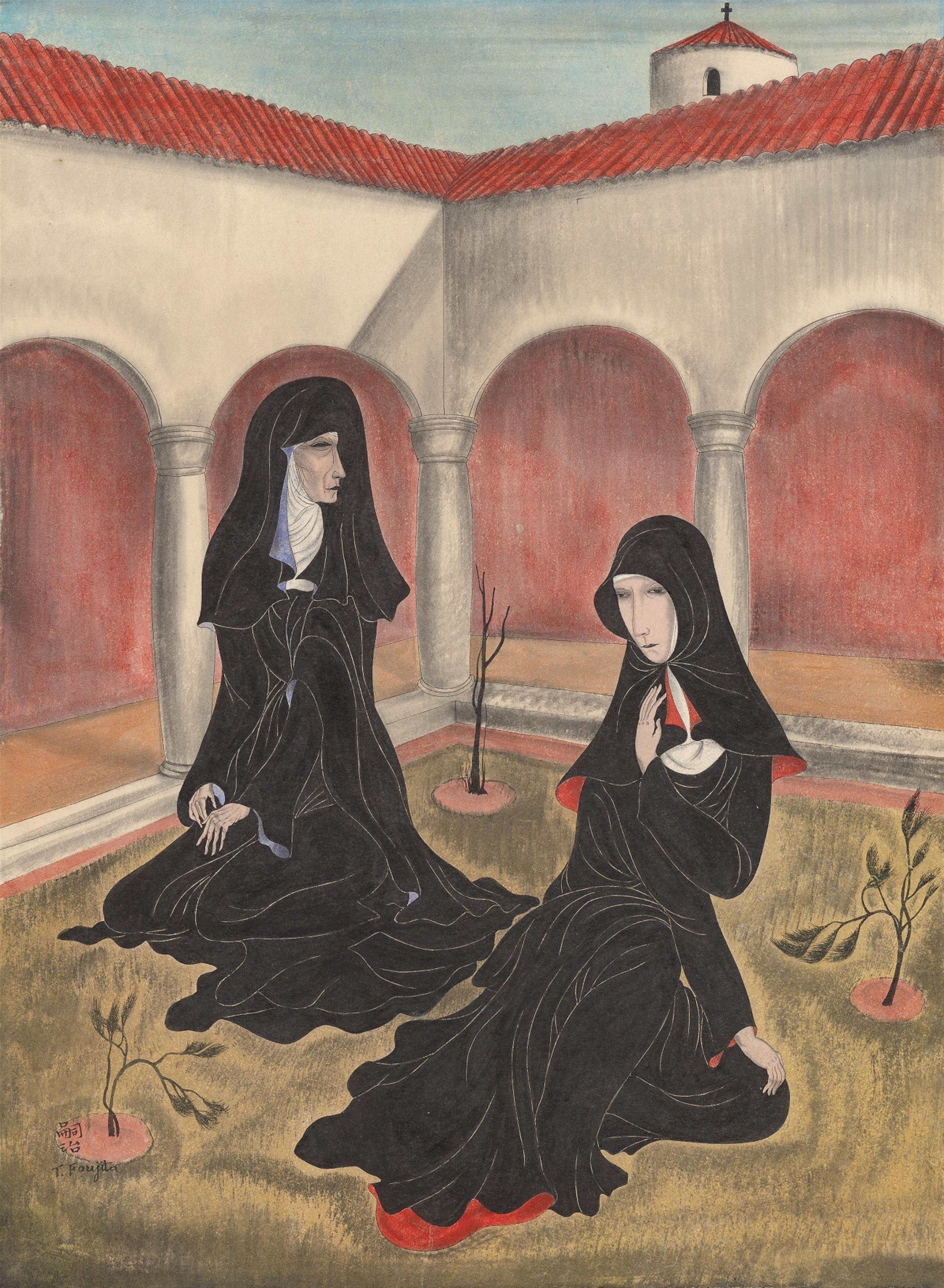 Léonard-Tsuguharu Foujita - Les deux religieuses - image-1