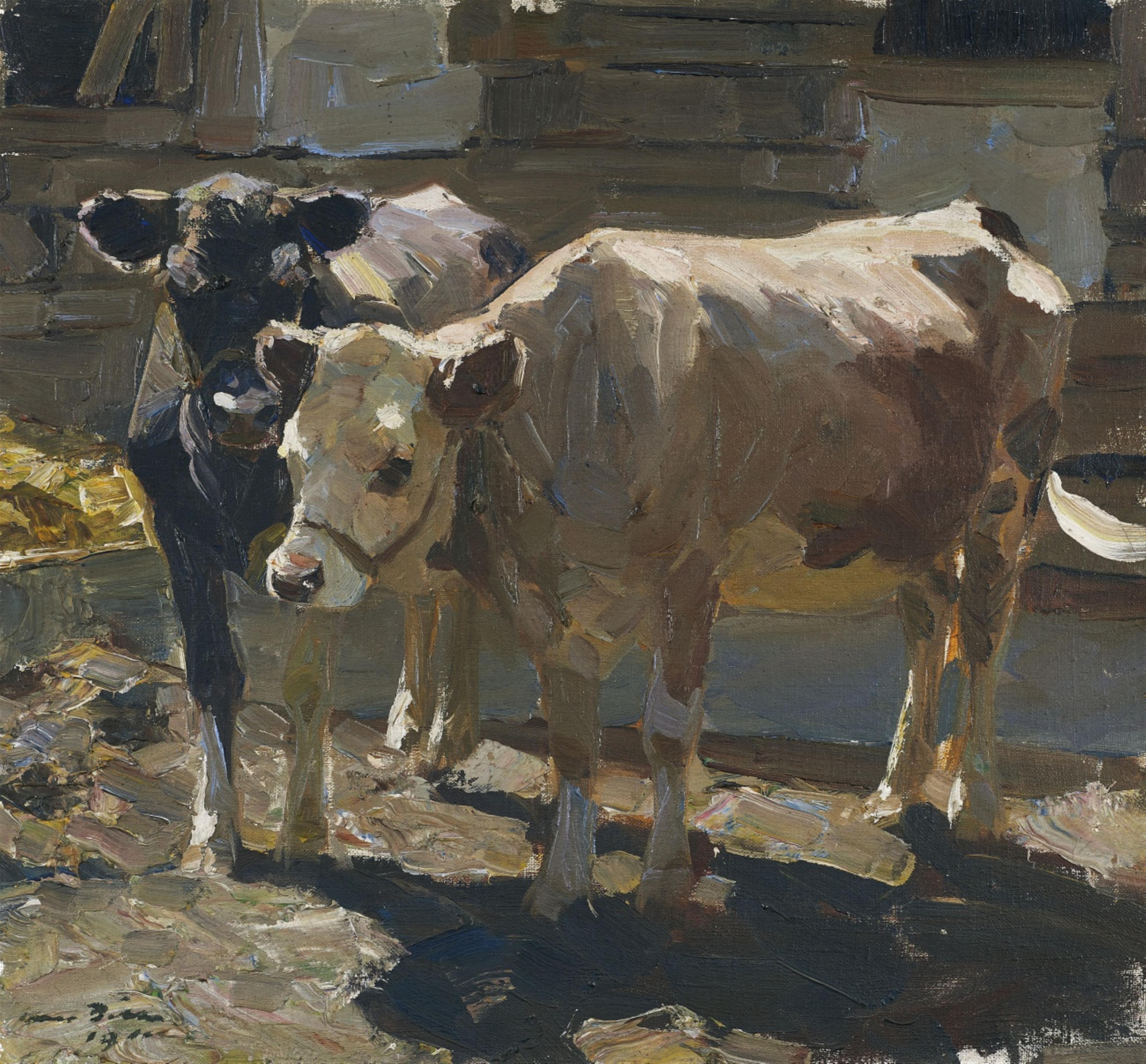 Otto Dill - Zwei Kühe - image-1