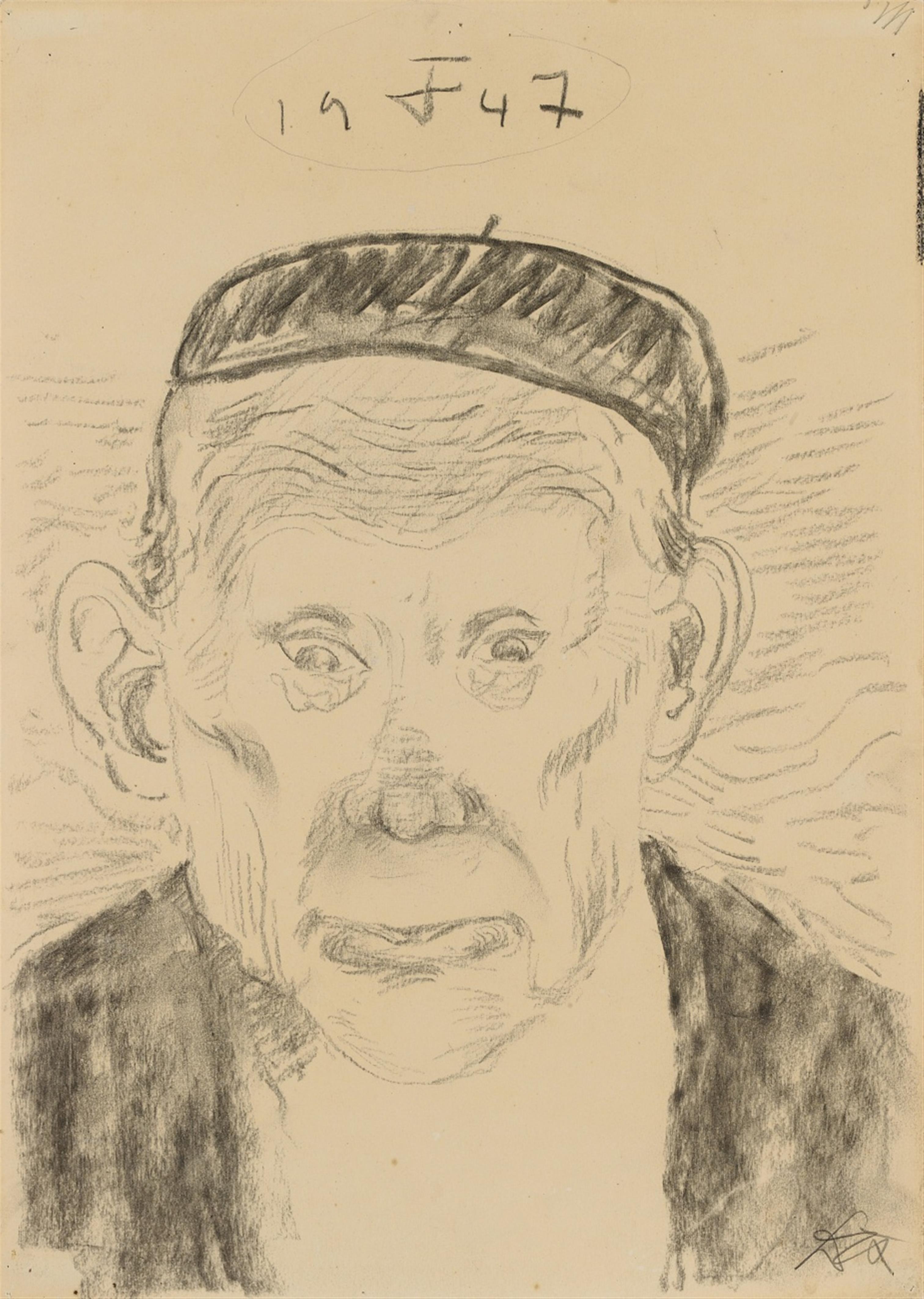 Otto Dix - Erich Heckel - Skizze zum Gemälde - image-1