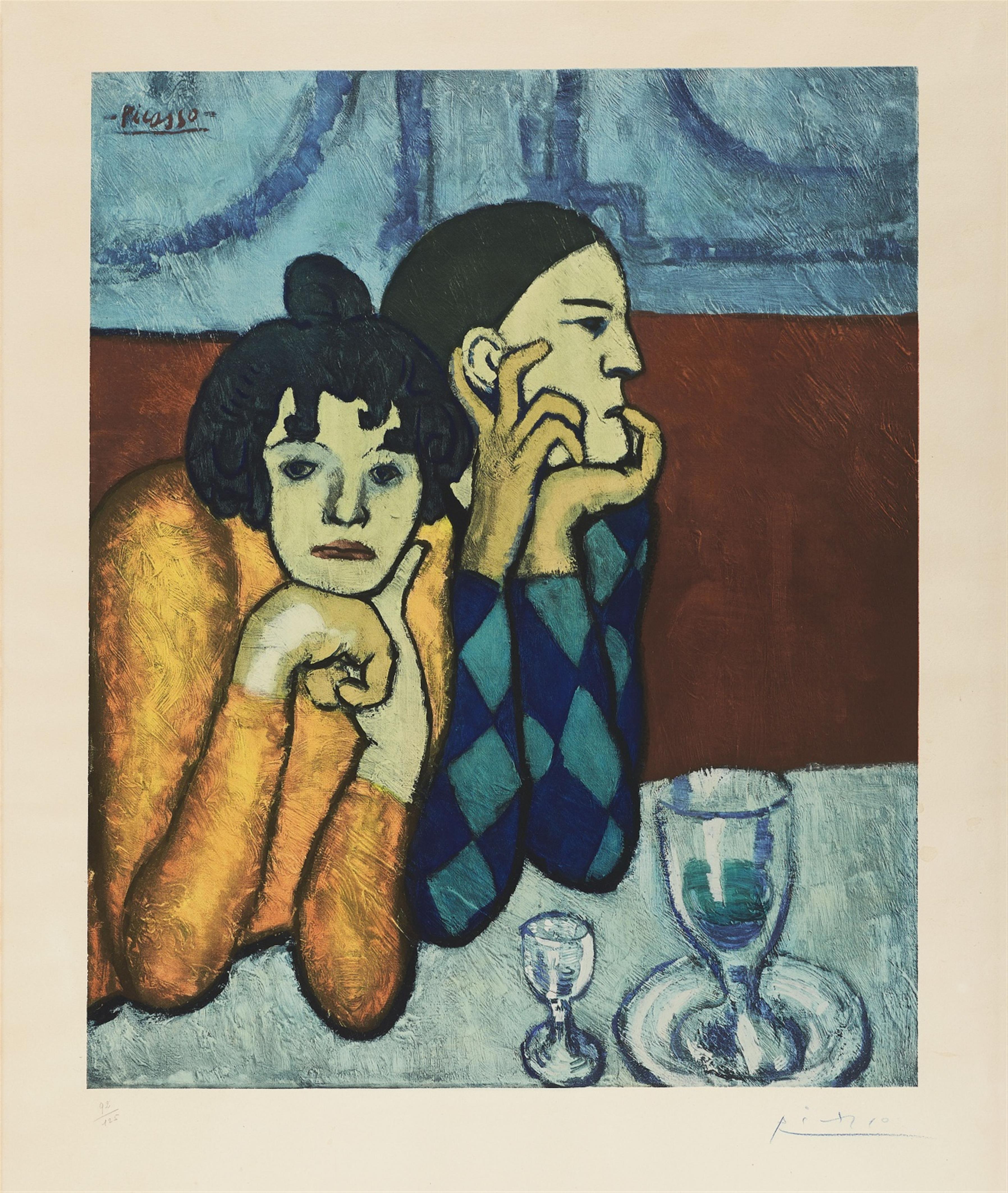 Nach Pablo Picasso - Les deux Saltimbanques - image-1