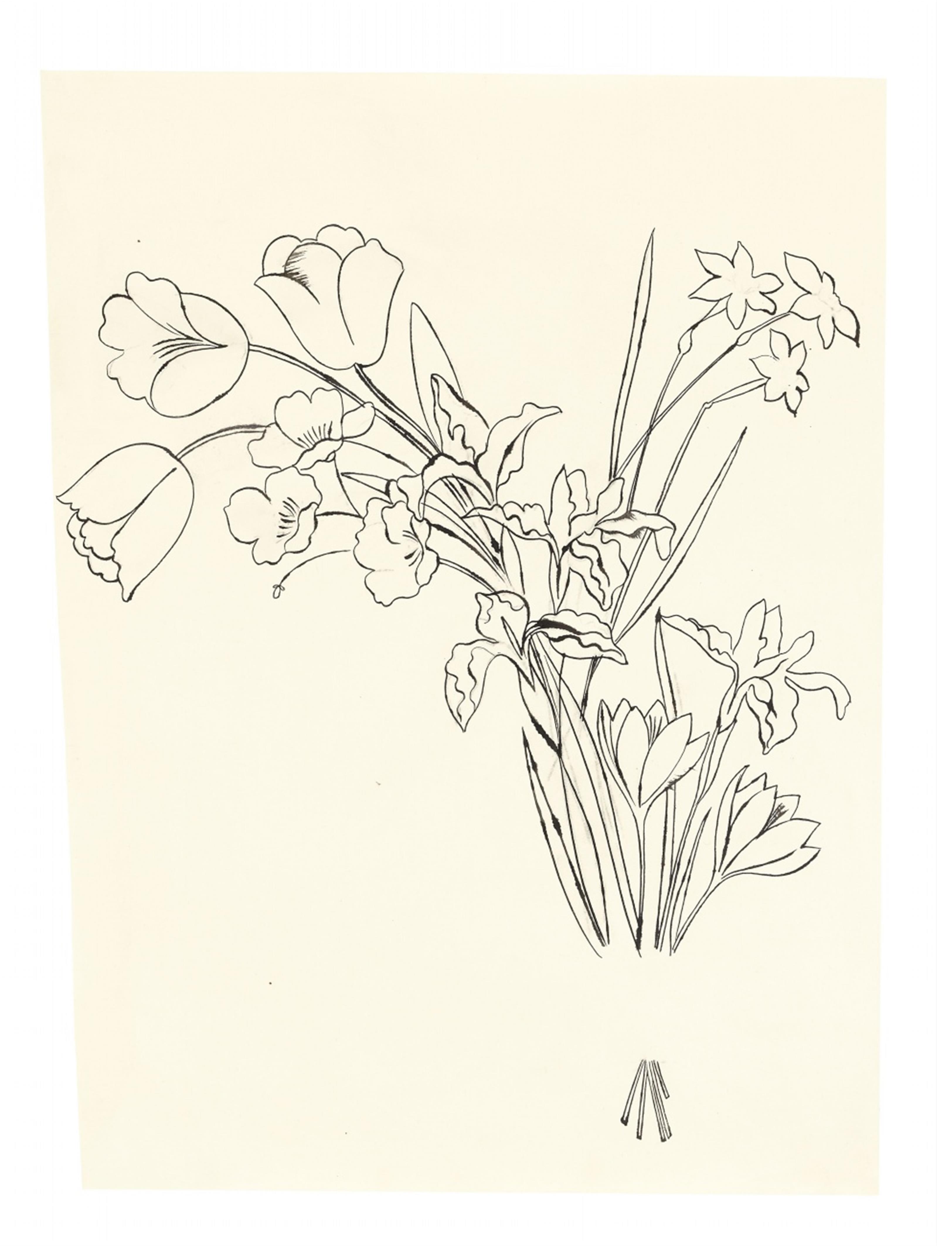 Andy Warhol - Bouquet of Flowers - image-1