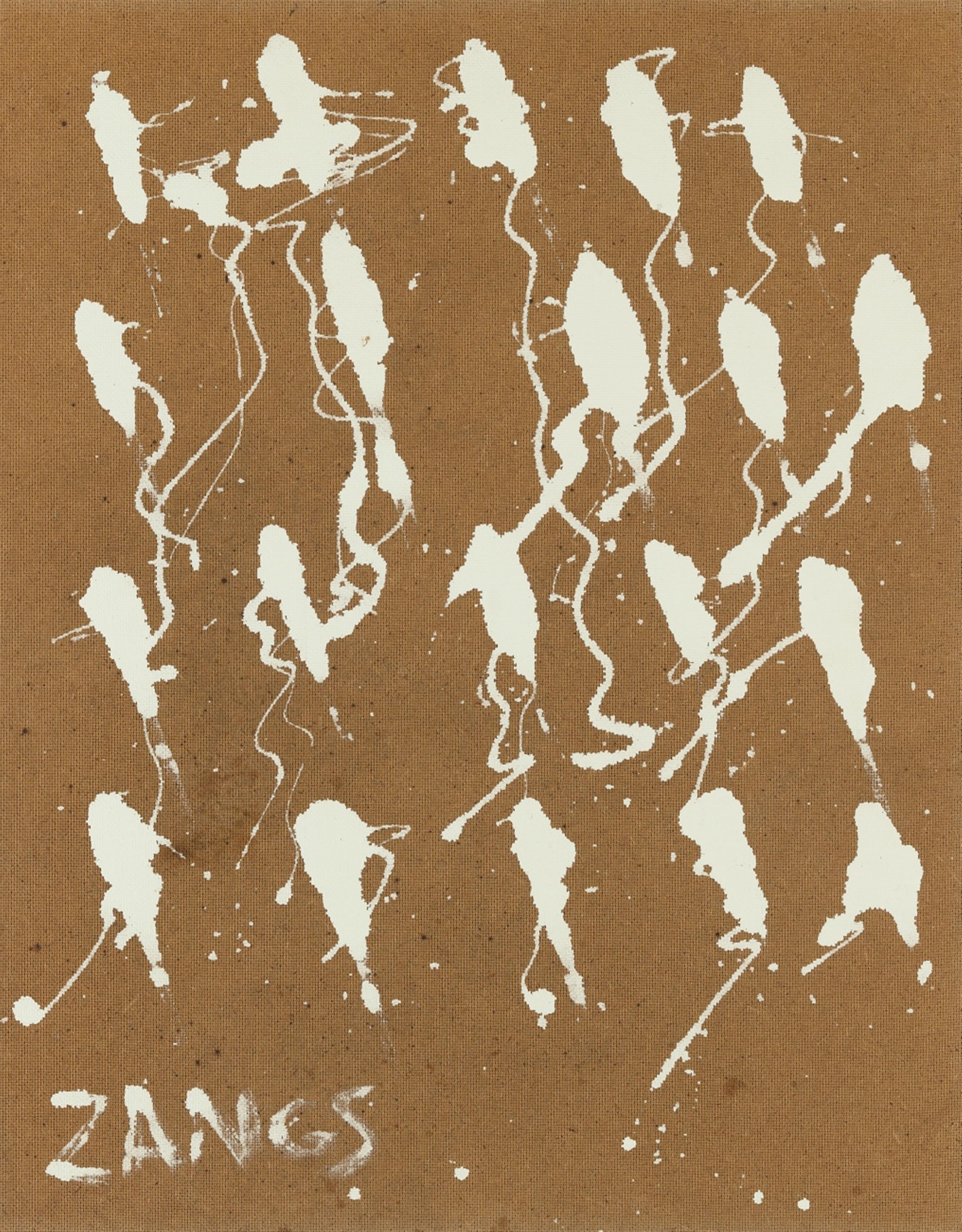 Herbert Zangs - Untitled (Drippingbild) - image-1