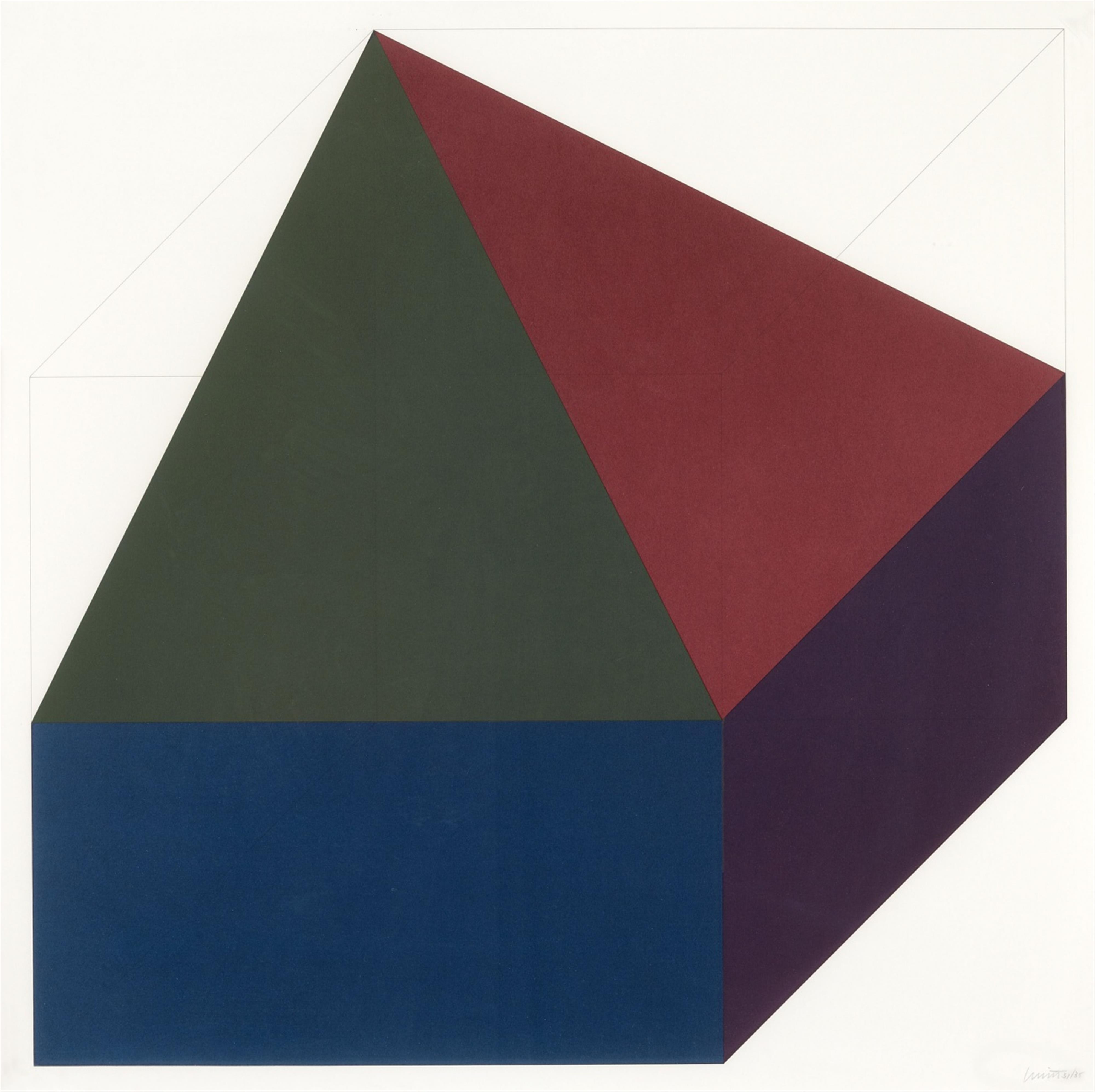 Sol LeWitt - Forms Derived from a Cube (Colors Superimposed) - image-2
