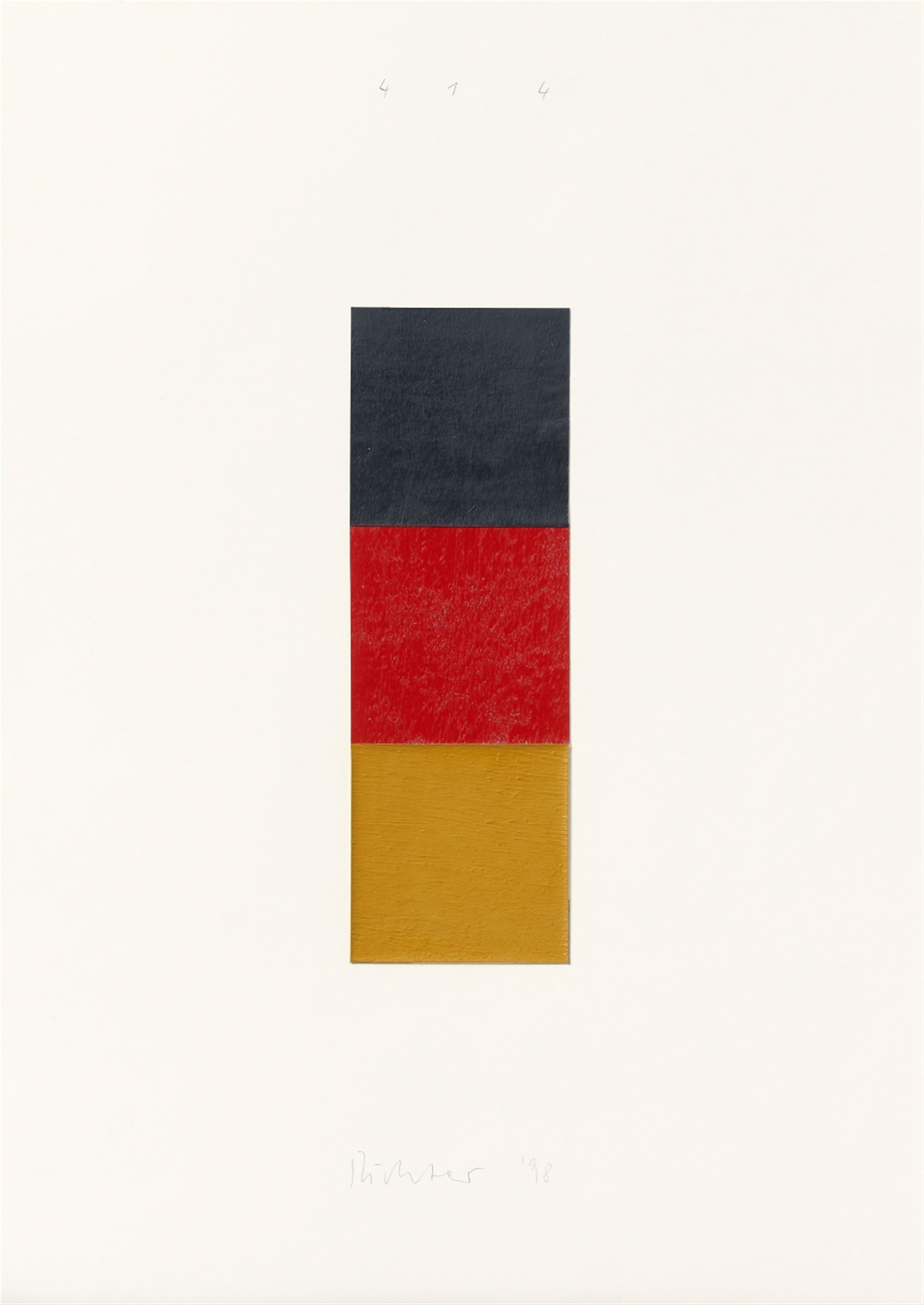 Gerhard Richter - Schwarz, rot, Gold I - image-1