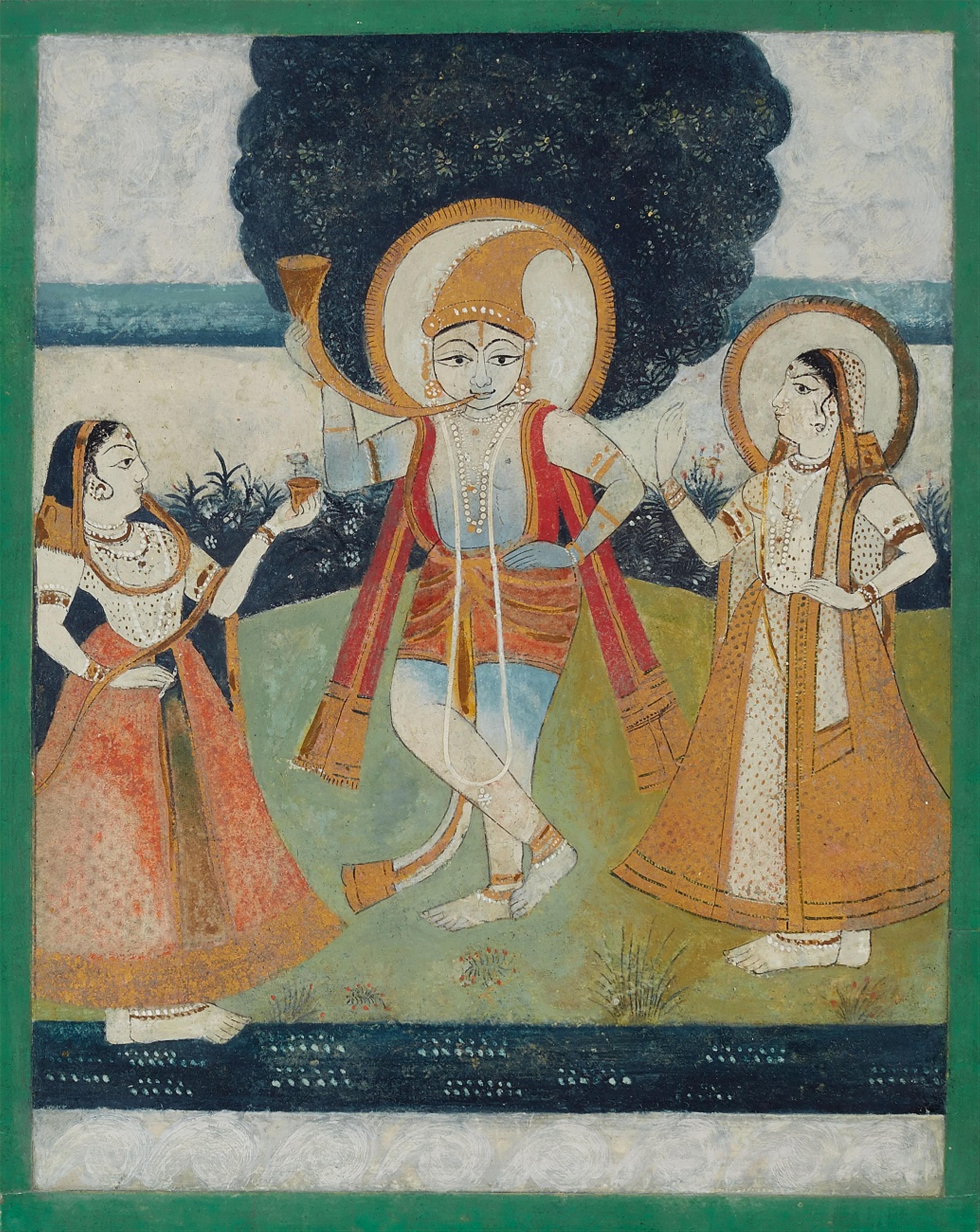 Vier Malereien. Indien. 19./20. Jh. - image-1