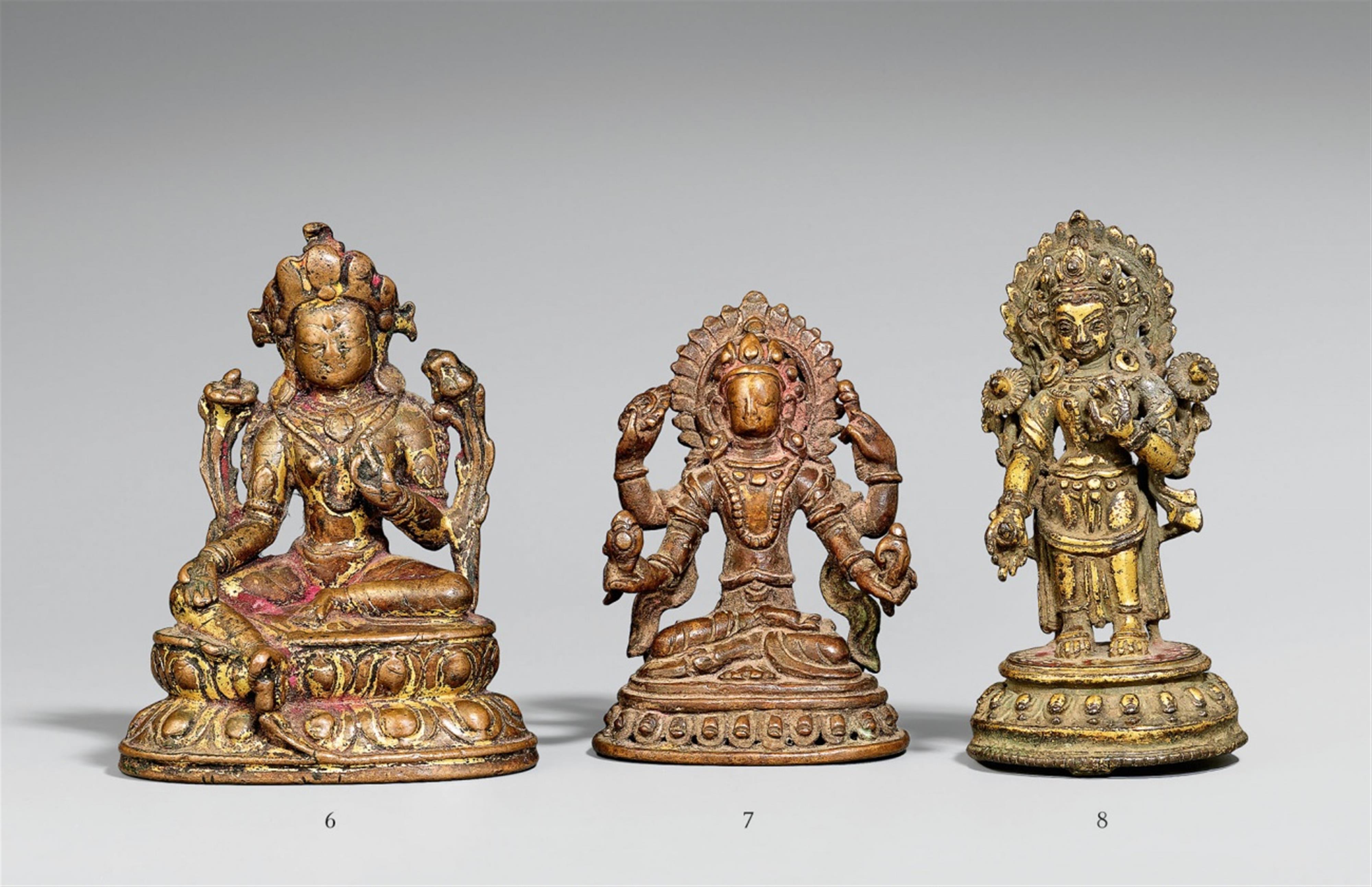 Vishnu. Bronze. Nepal. 16./17. Jh. - image-1