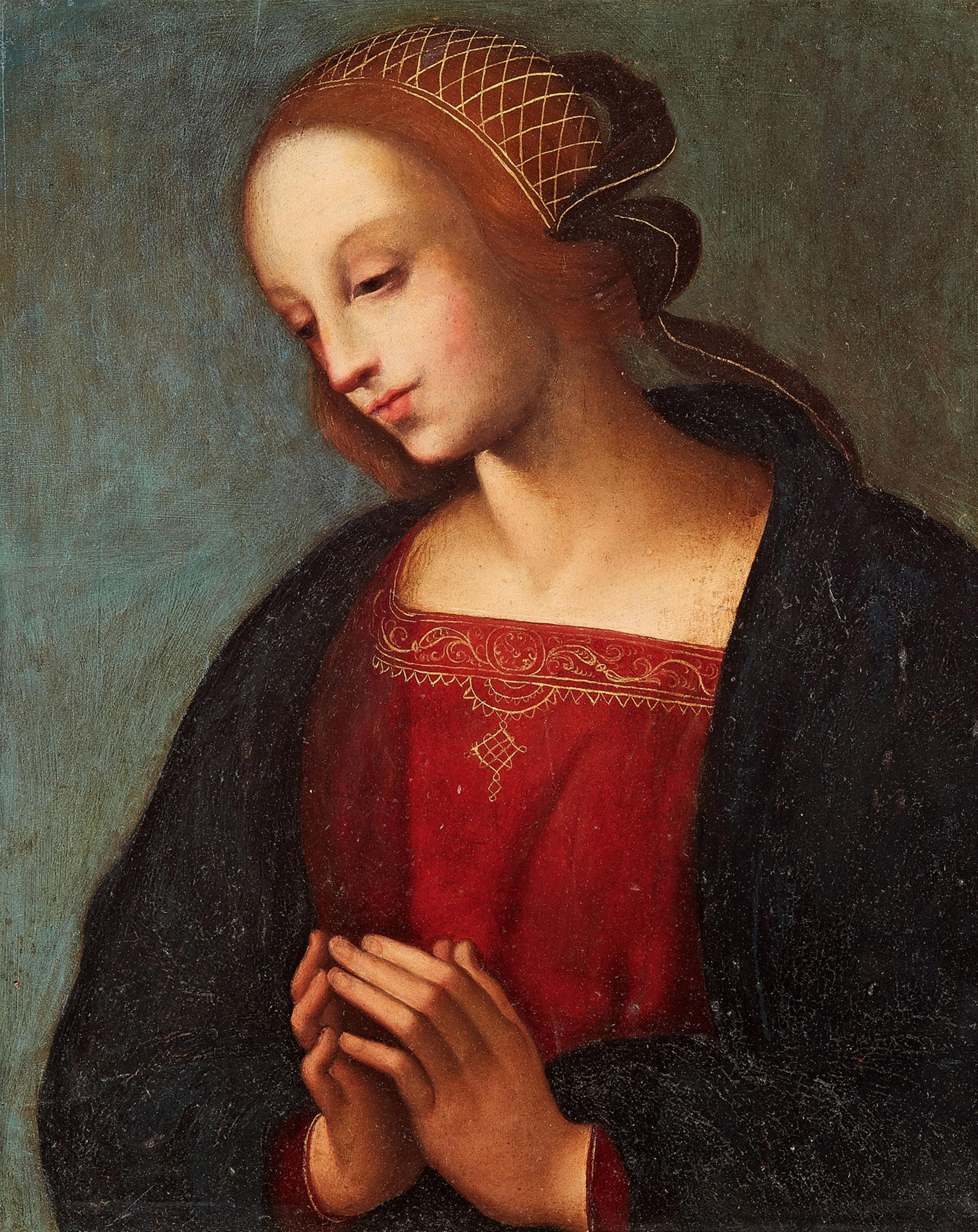 Pietro Vannucci, called Pietro Perugino, follower of - The Madonna at Prayer - image-1