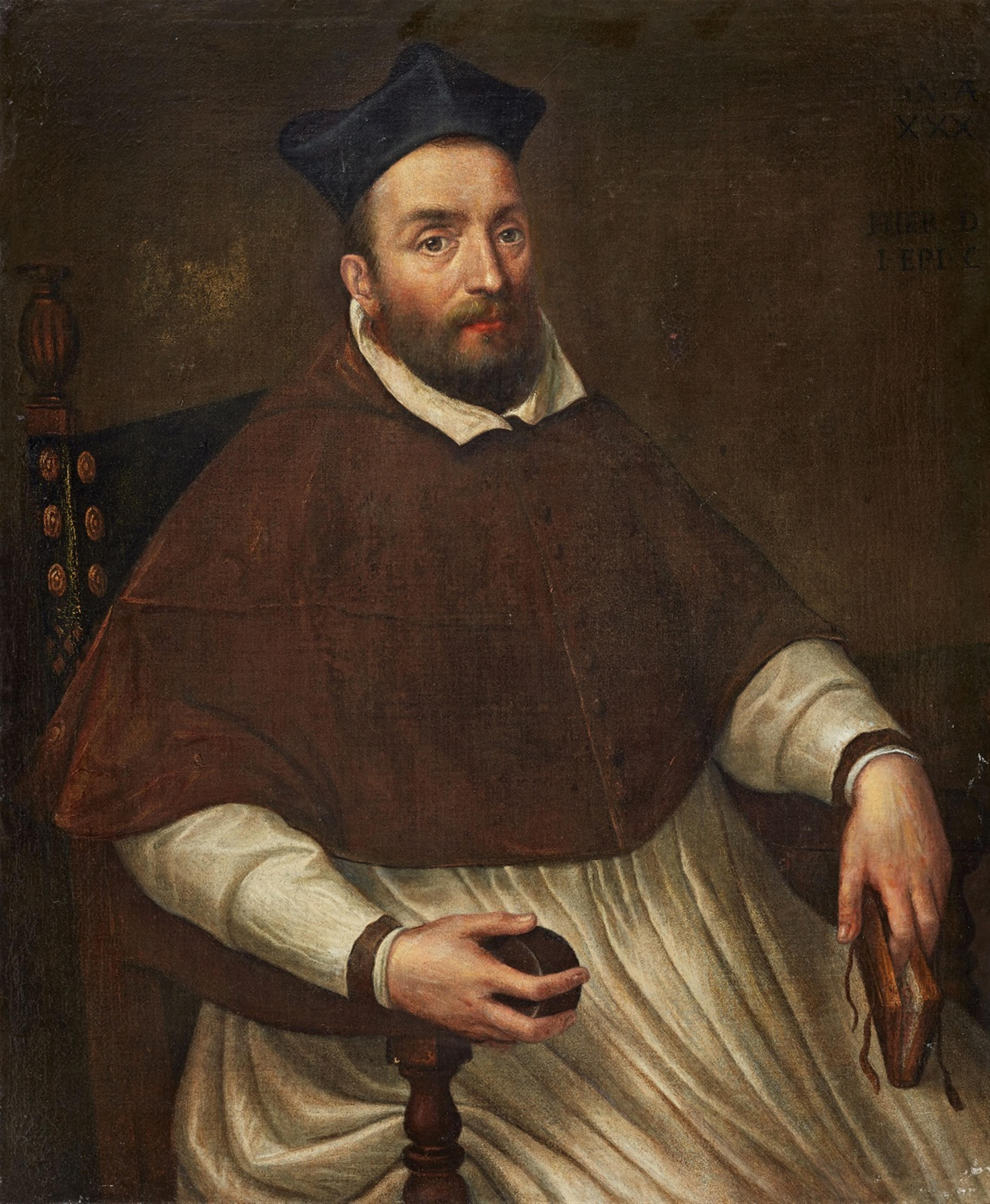 Venezianischer Meister des frühen 17. Jahrhunderts - Bildnis eines Bischofs - image-1