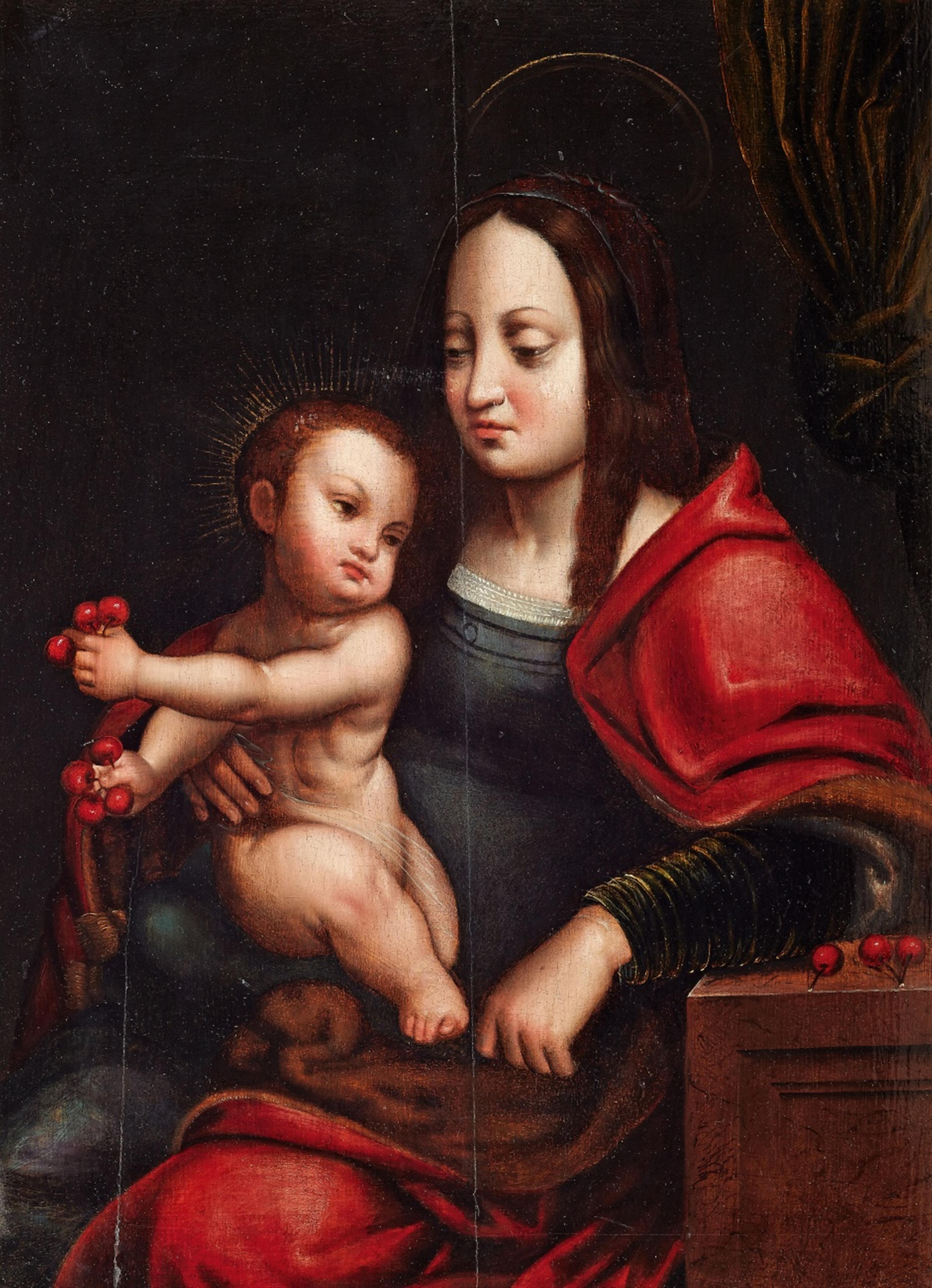 Joos van Cleve, Umkreis - Madonna mit Kind - image-1