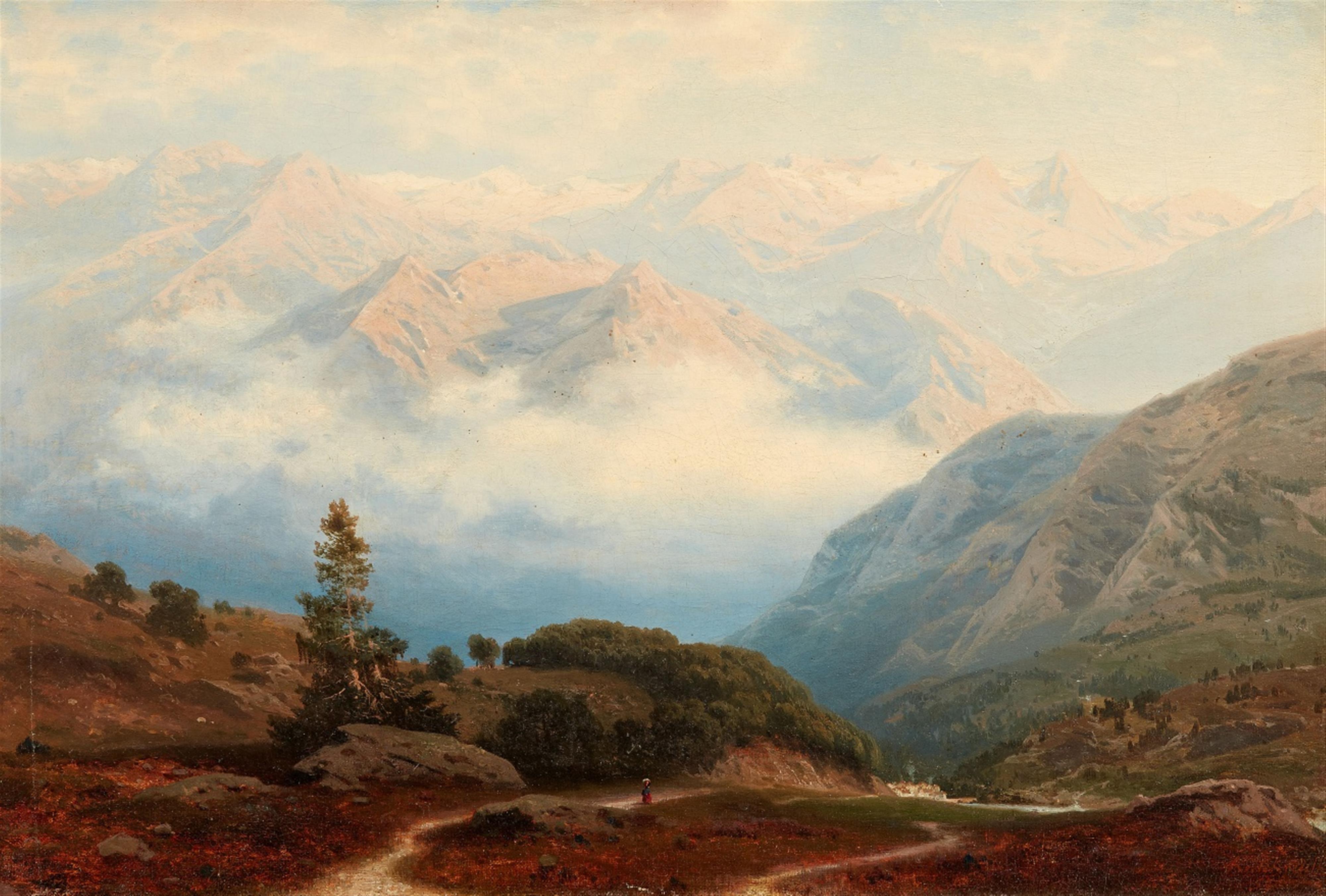 Stanislaus Graf von Kalckreuth - Mountain Landscape in the Pyrenees - image-1