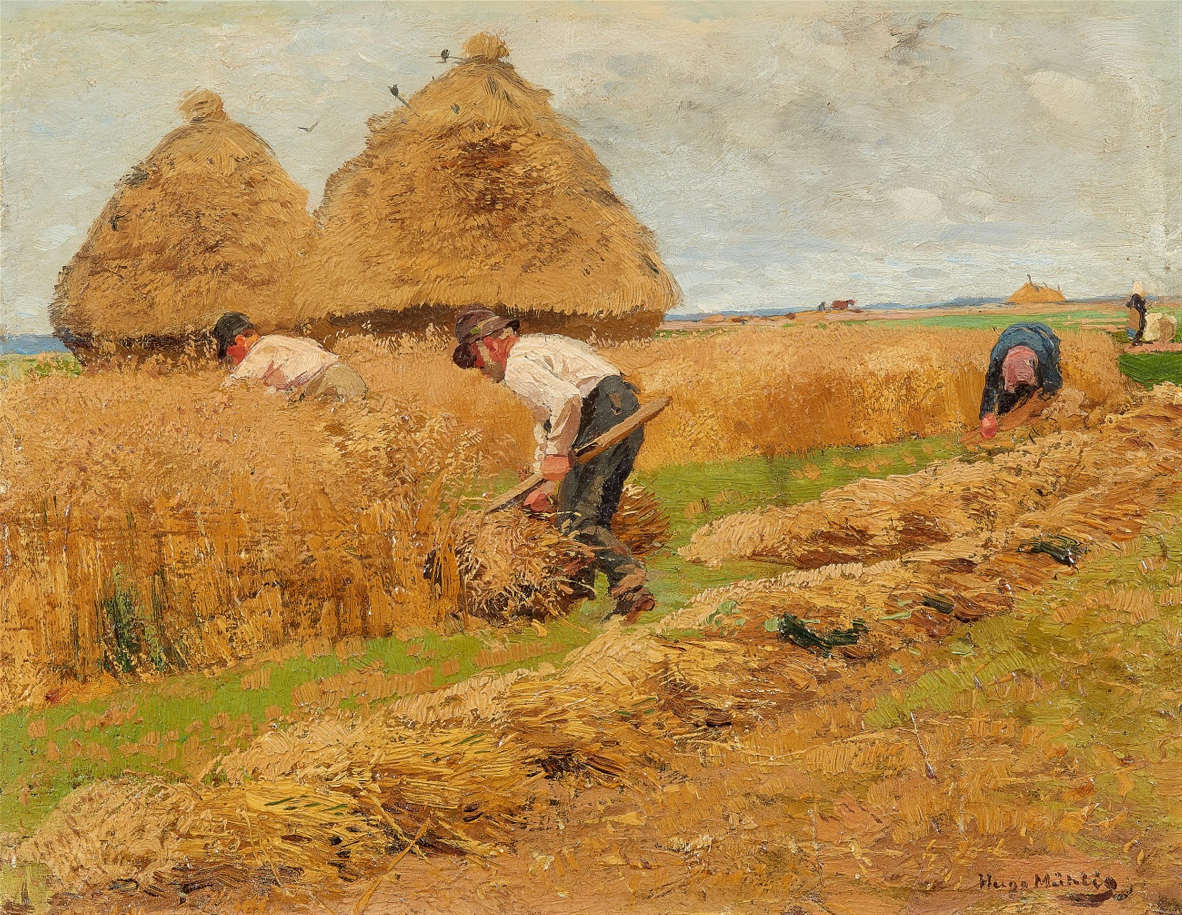 Hugo Mühlig - Farmers Harvesting Corn - image-1