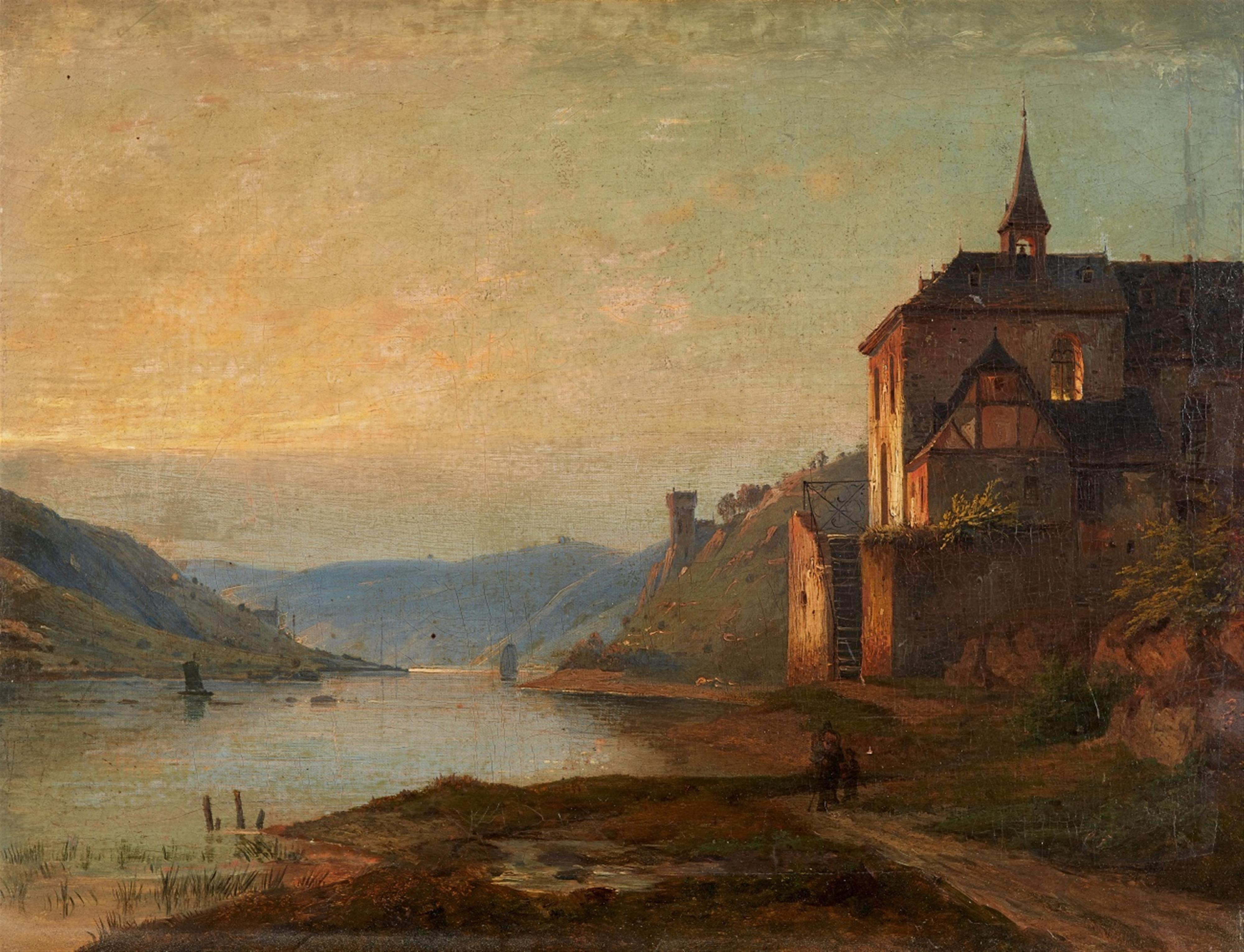 Caspar Scheuren, attributed to - Rhine Landscape - image-1