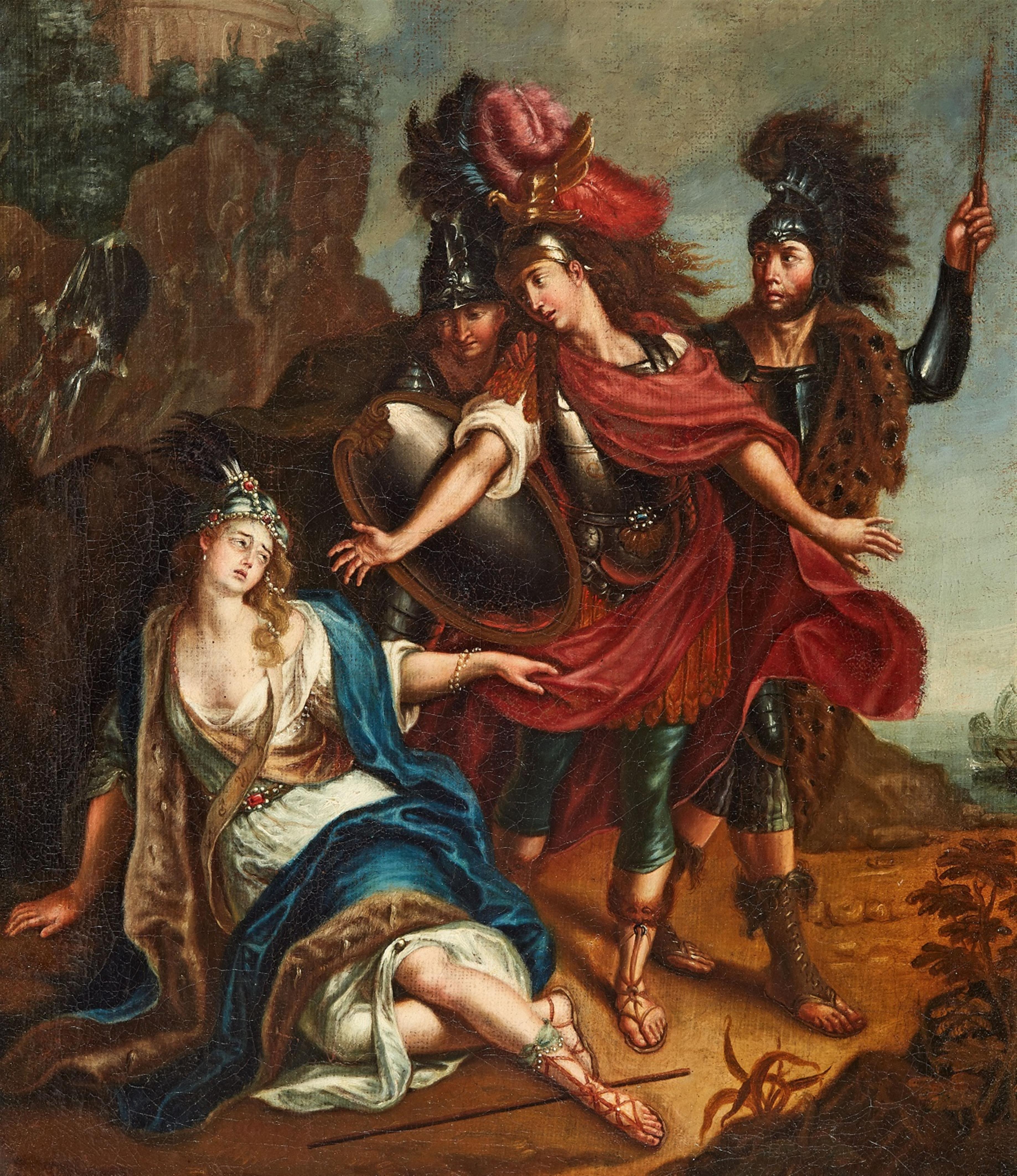 German School, late 17th century - Achilles and the dying Penthesilea - image-1