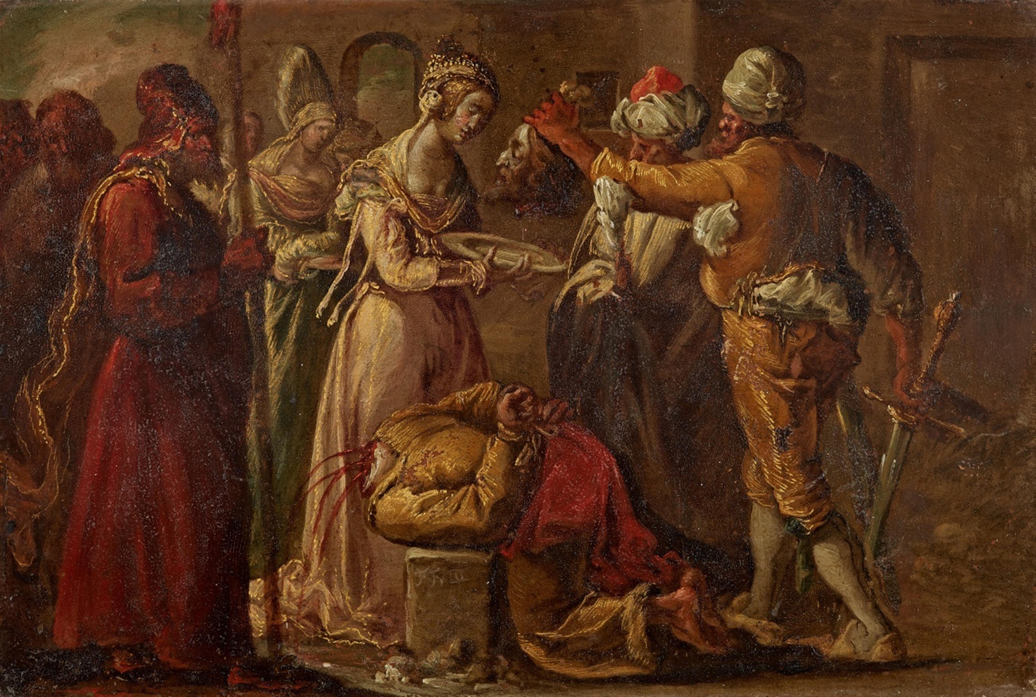Frans Francken the Younger, circle of - The Beheading of St. John the Baptist - image-1