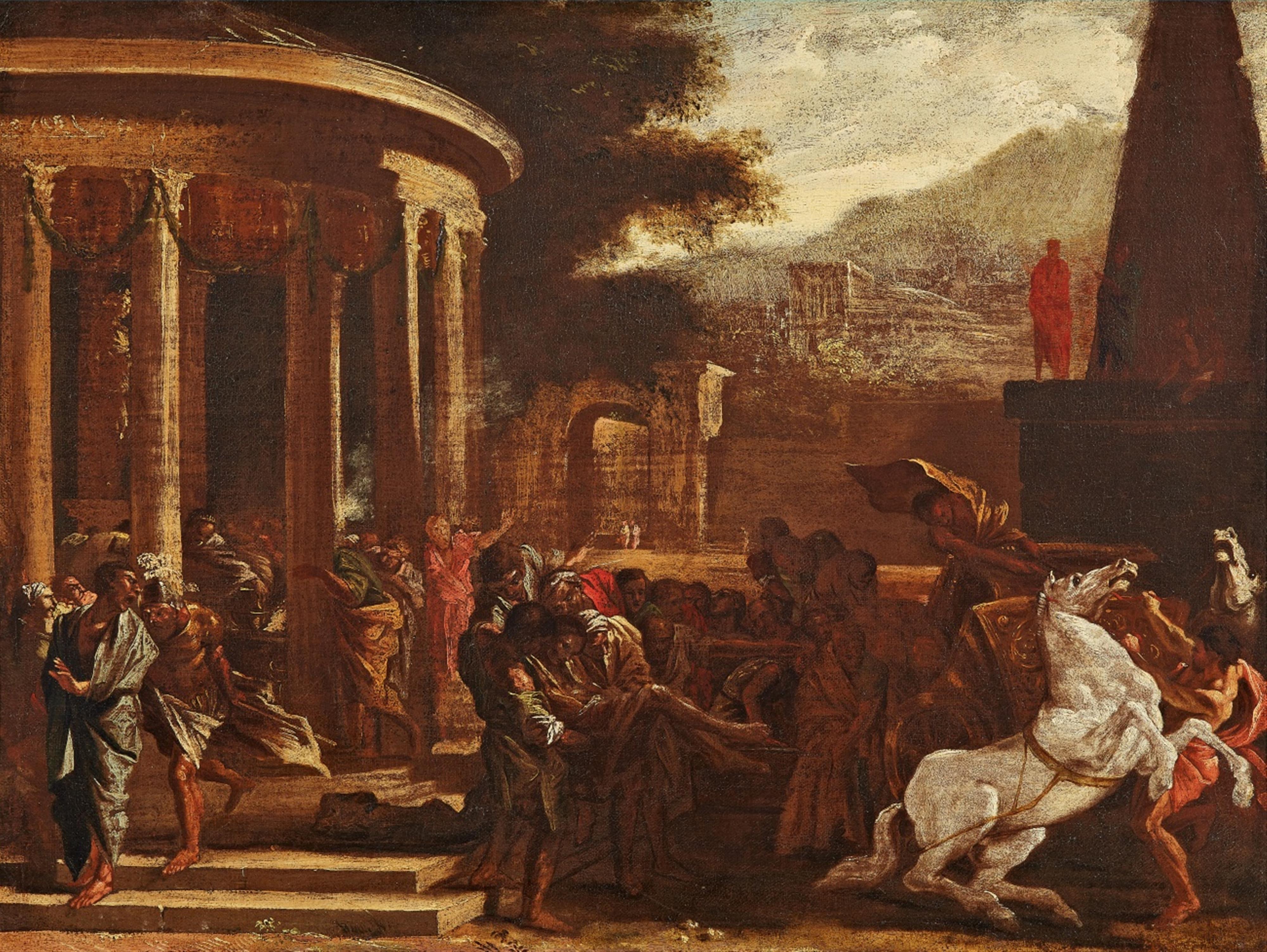 French School, 17th century - The Death of Hector - image-1