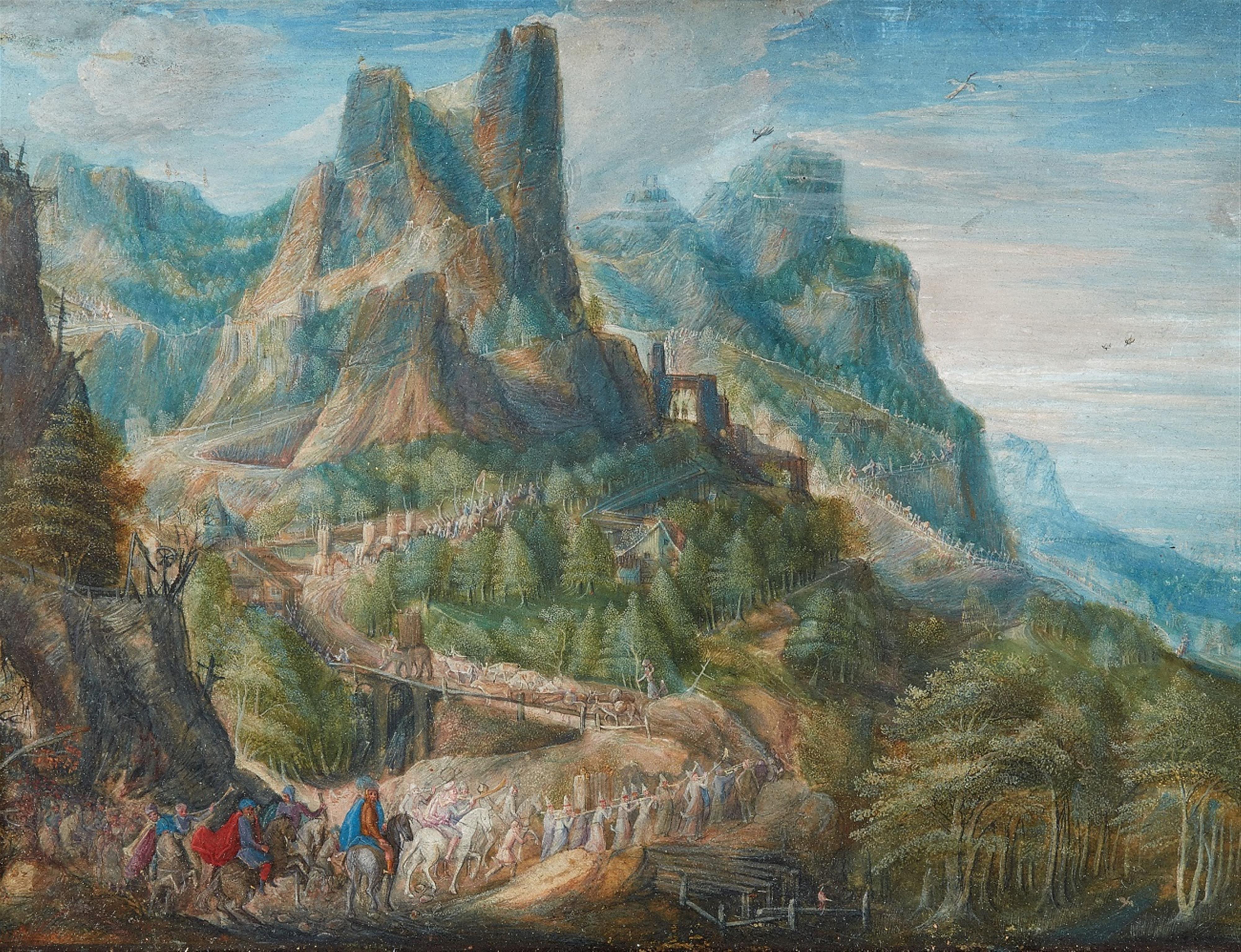 Netherlandish School, 17th century - Hannibal crossing the Alps - image-1