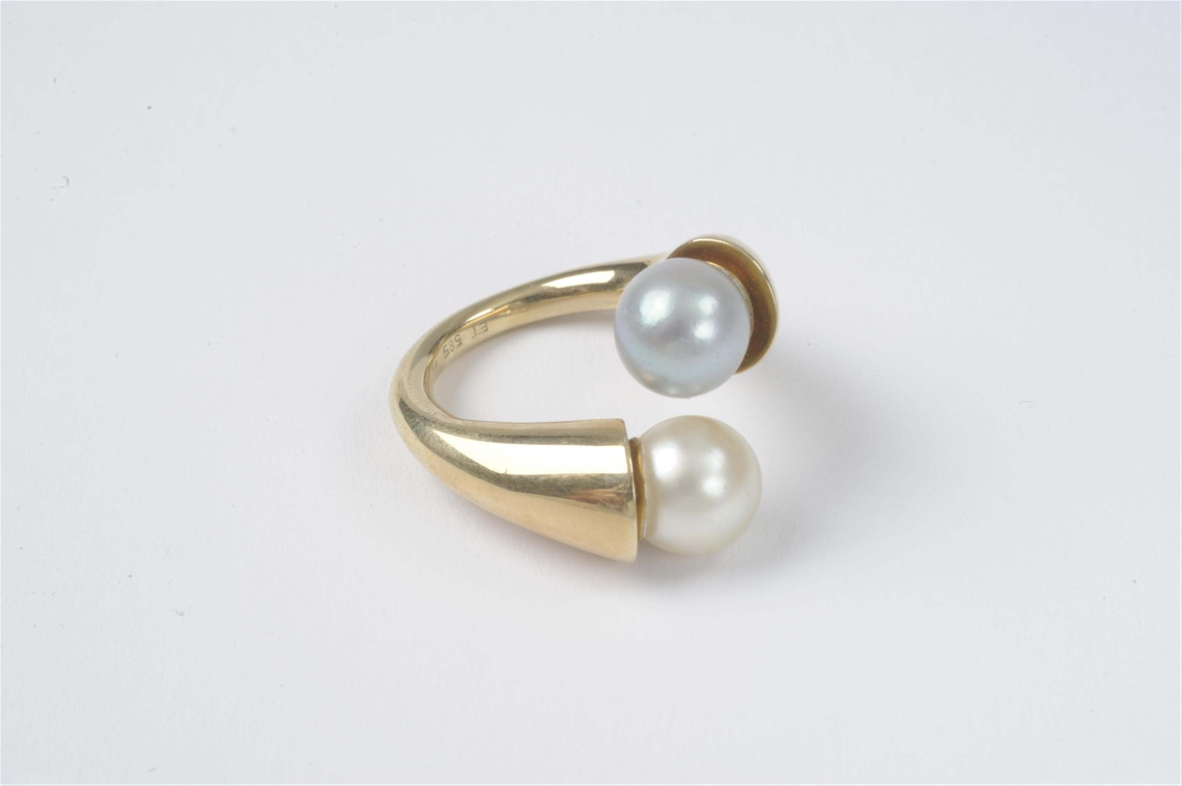 Crossover-Ring mit Perlen - image-1