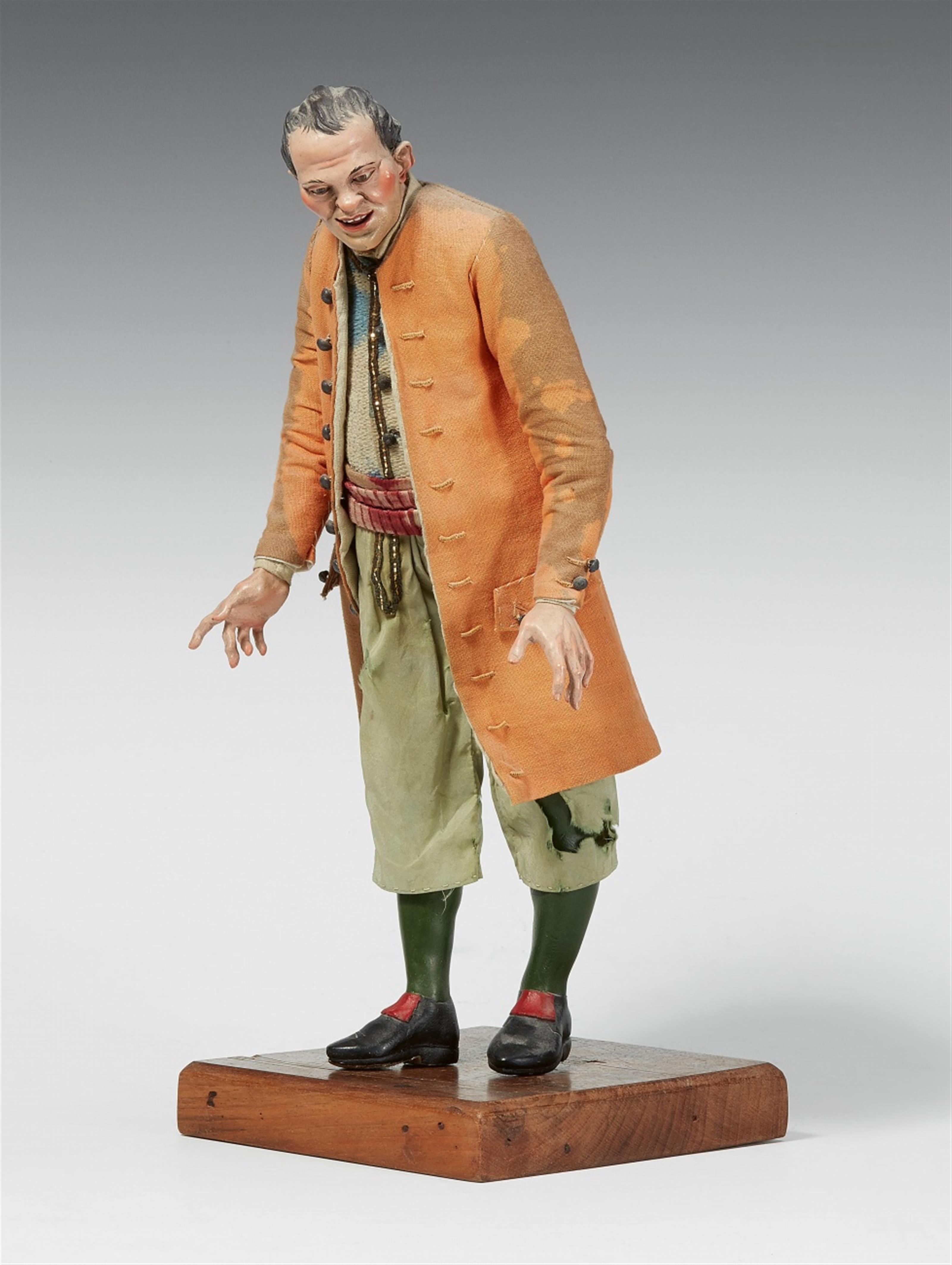 An Italian nativity figure of a peasant in his Sunday clothes - image-1