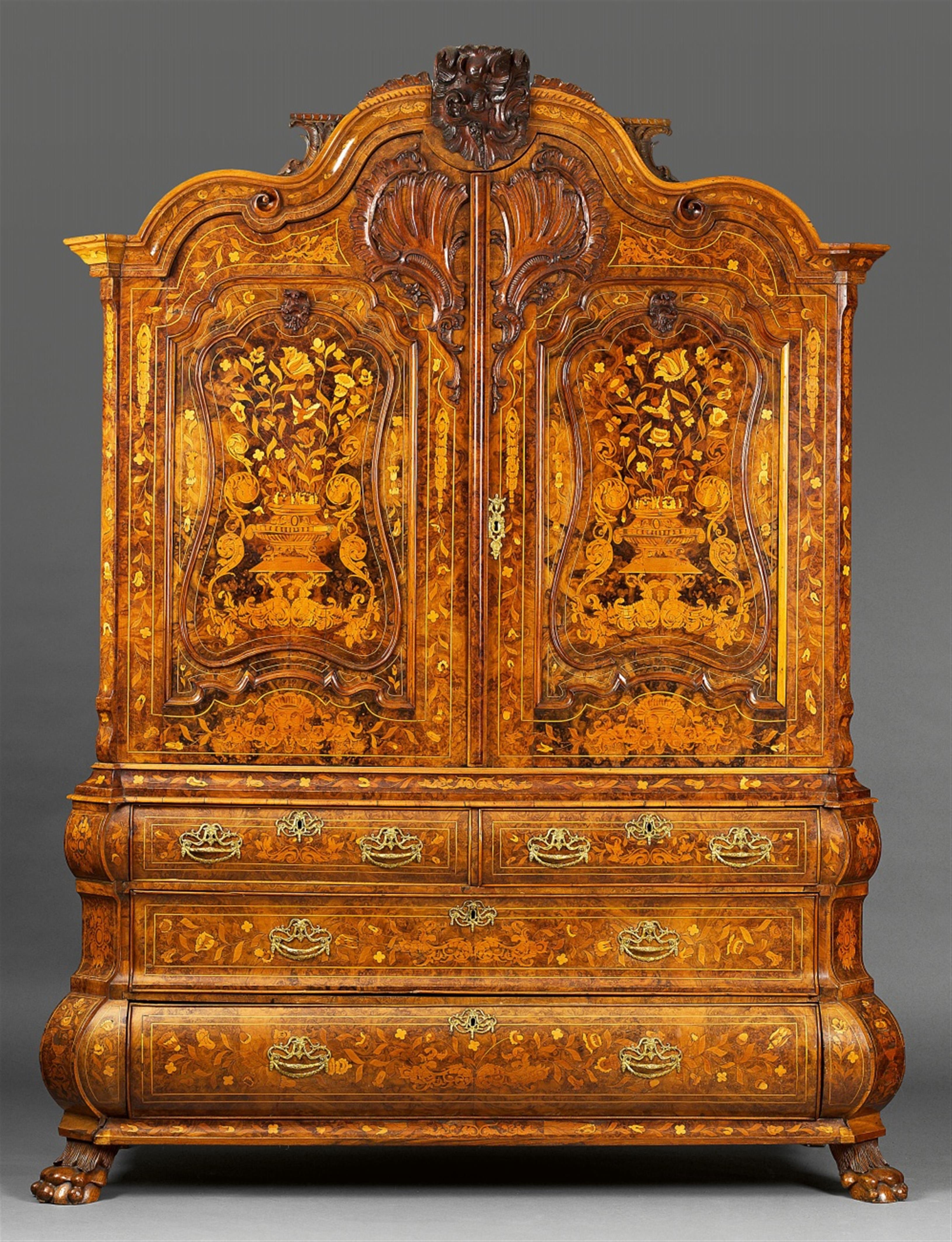 A 19th century Netherlandish Baroque Revival commode - image-1