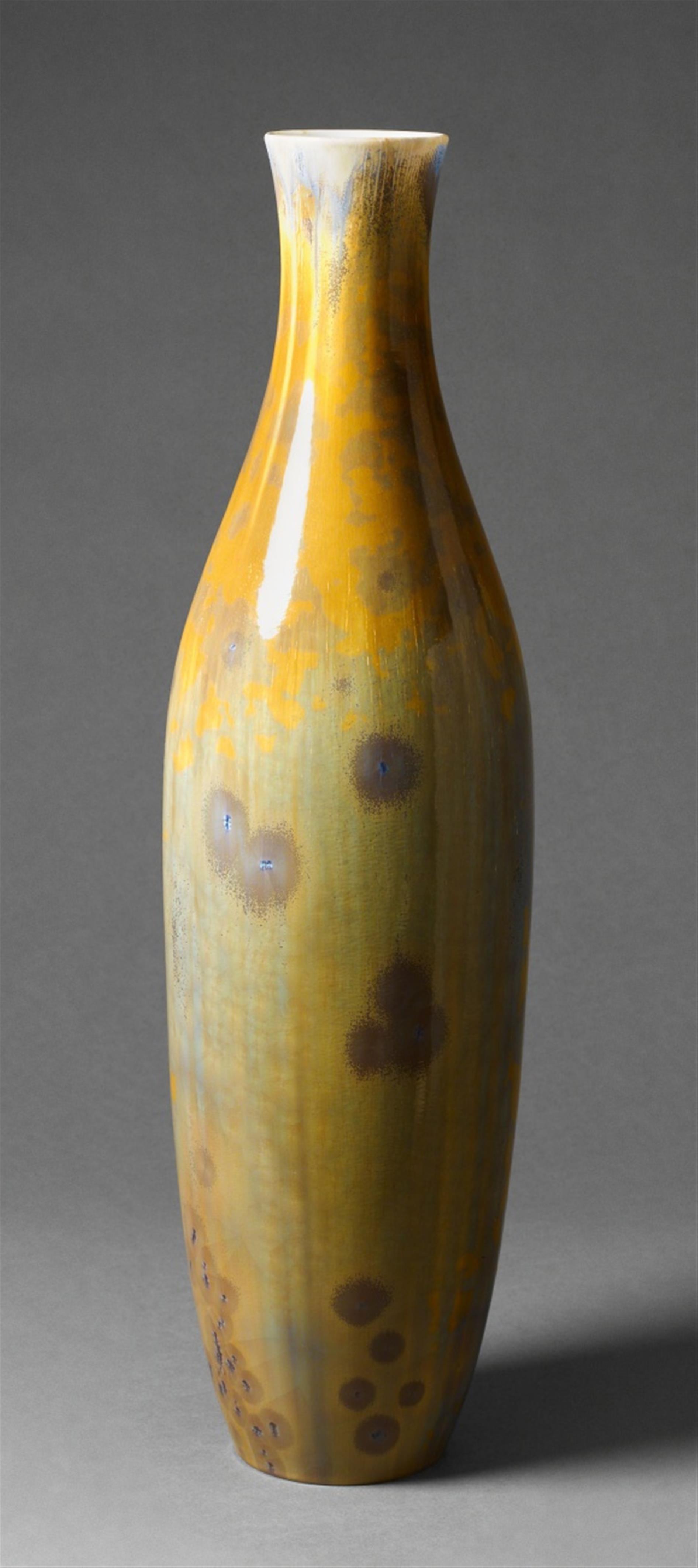 A large Royal Copenhagen vase with crystal glaze decor - image-2