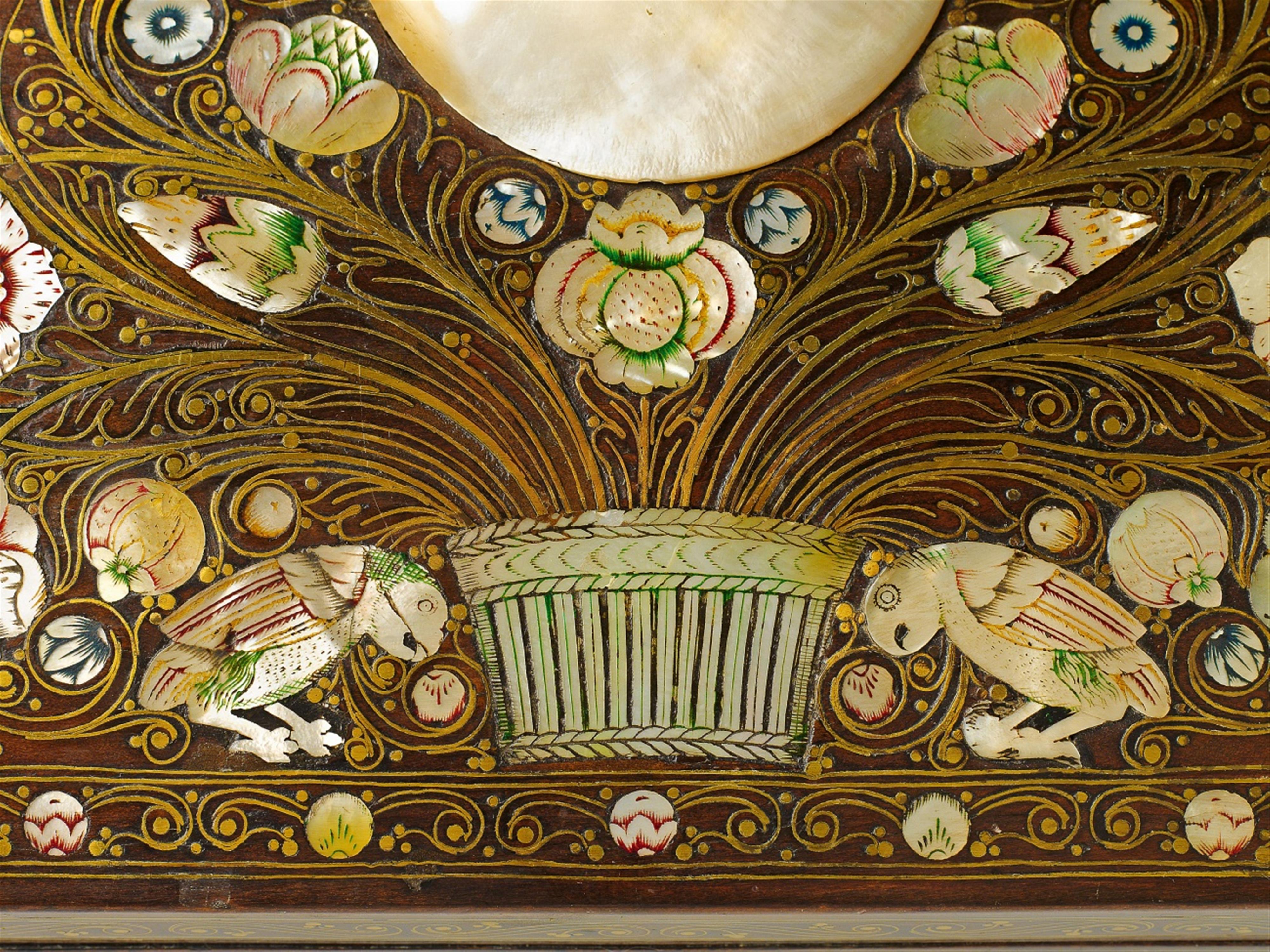 A Belgian inlaid Baroque coffer - image-4