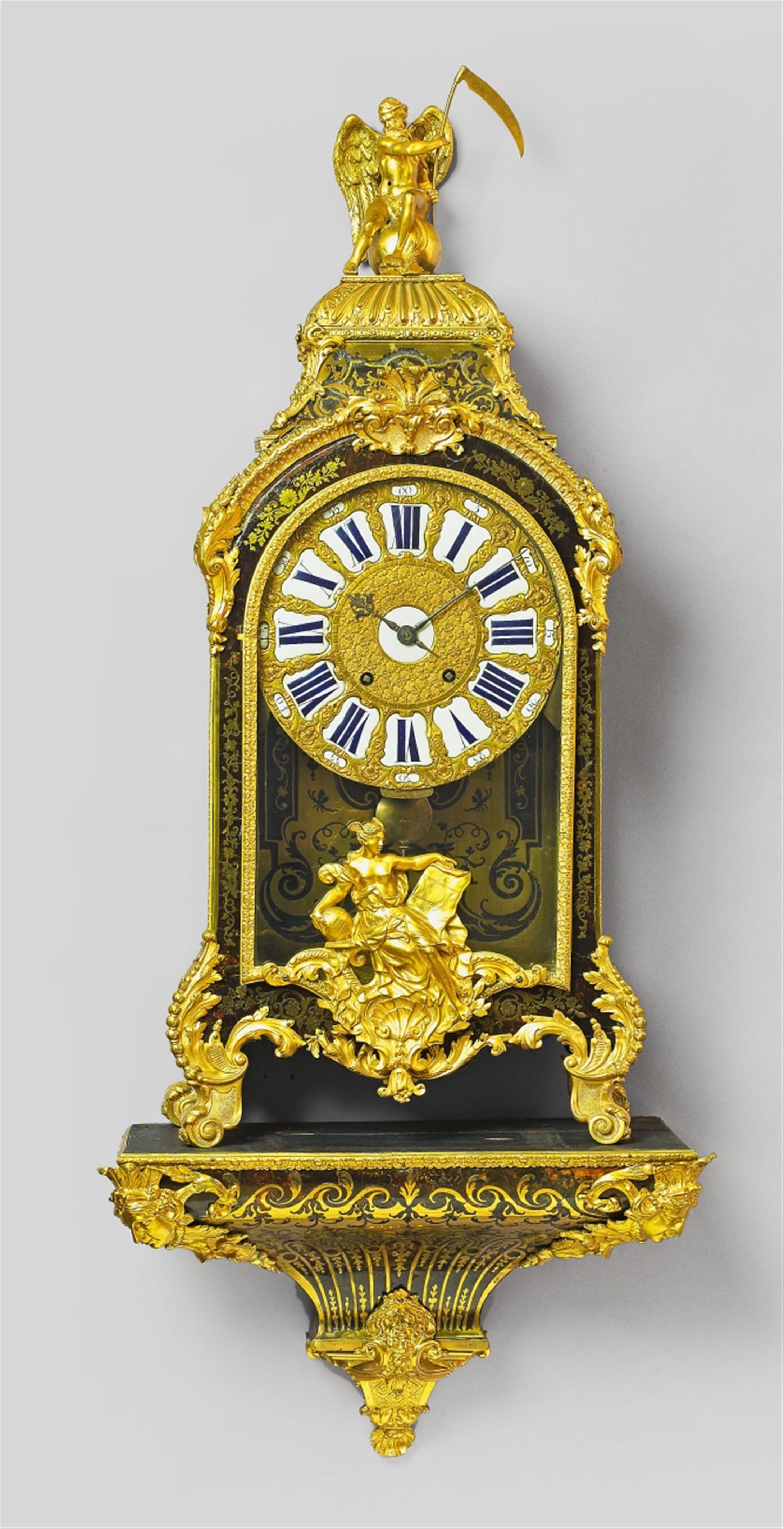 A large Parisian Régence pendulum clock - image-1