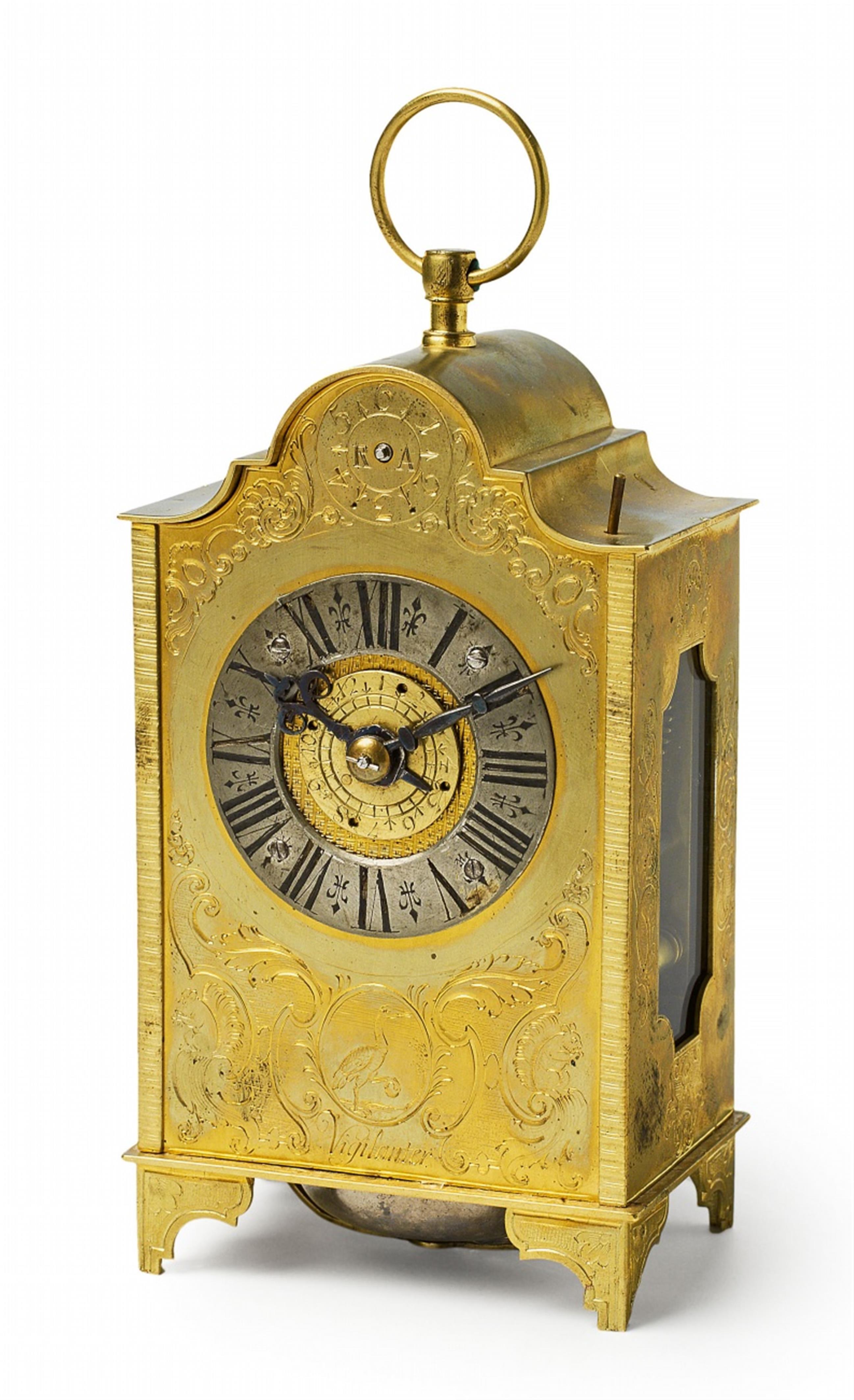 A rare Dresden travel alarm clock - image-1